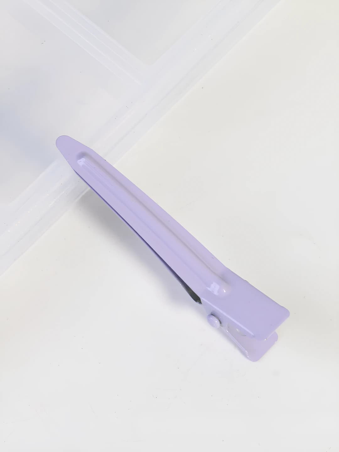 4.5 cm pointy clip, purple