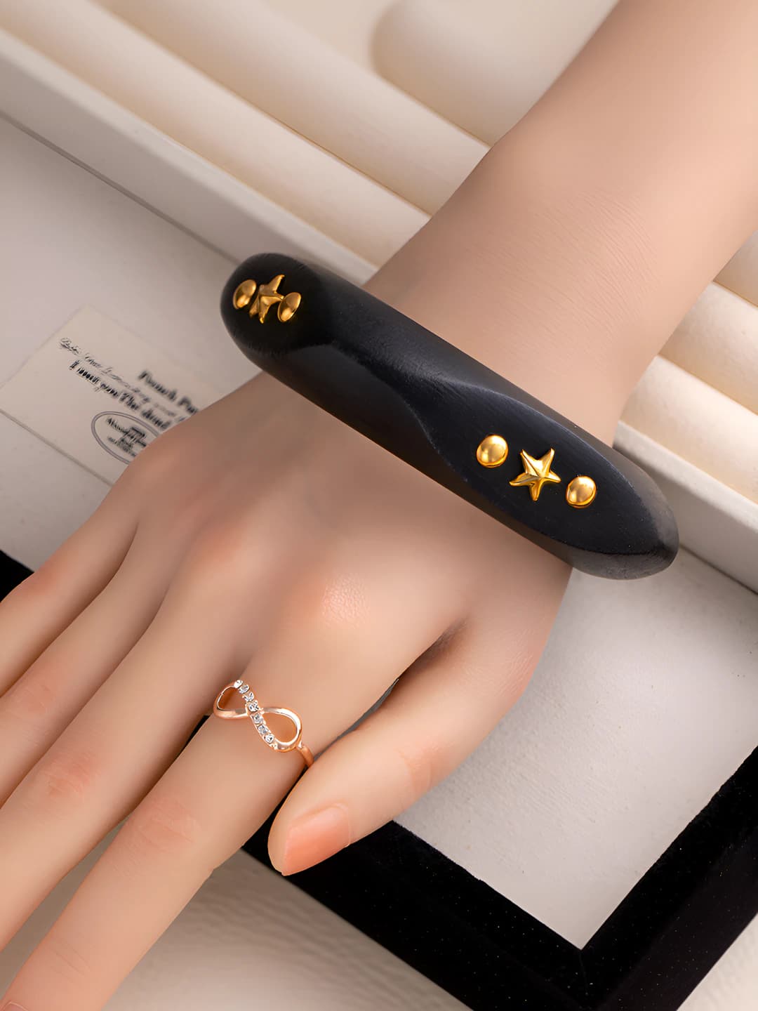 Black (one gold star)