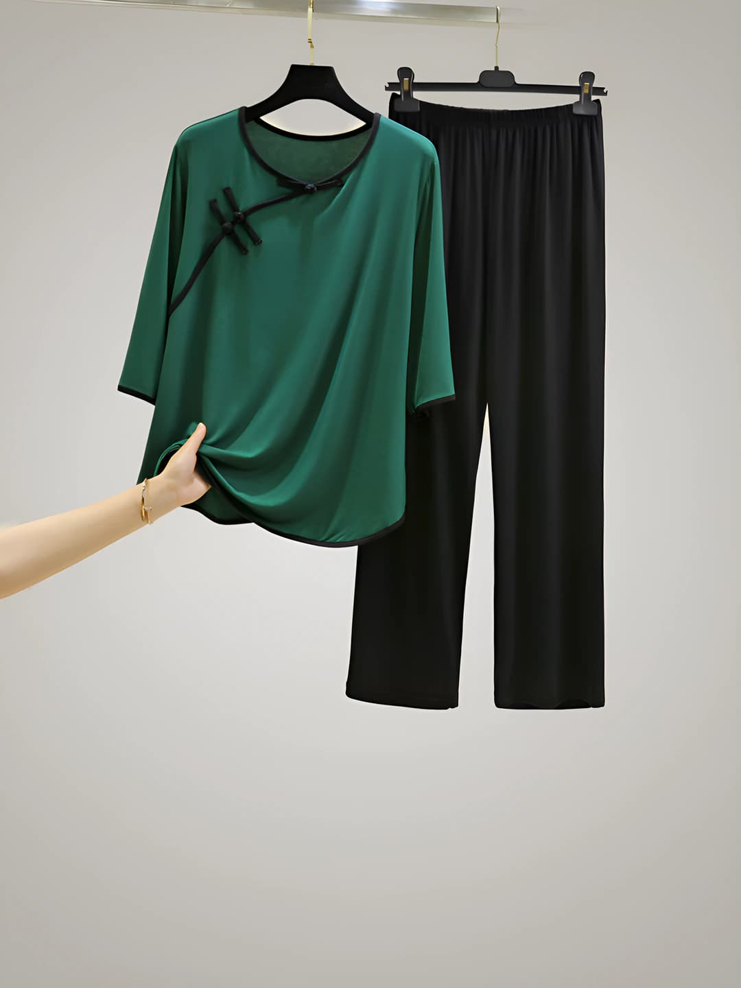 Dark jade green