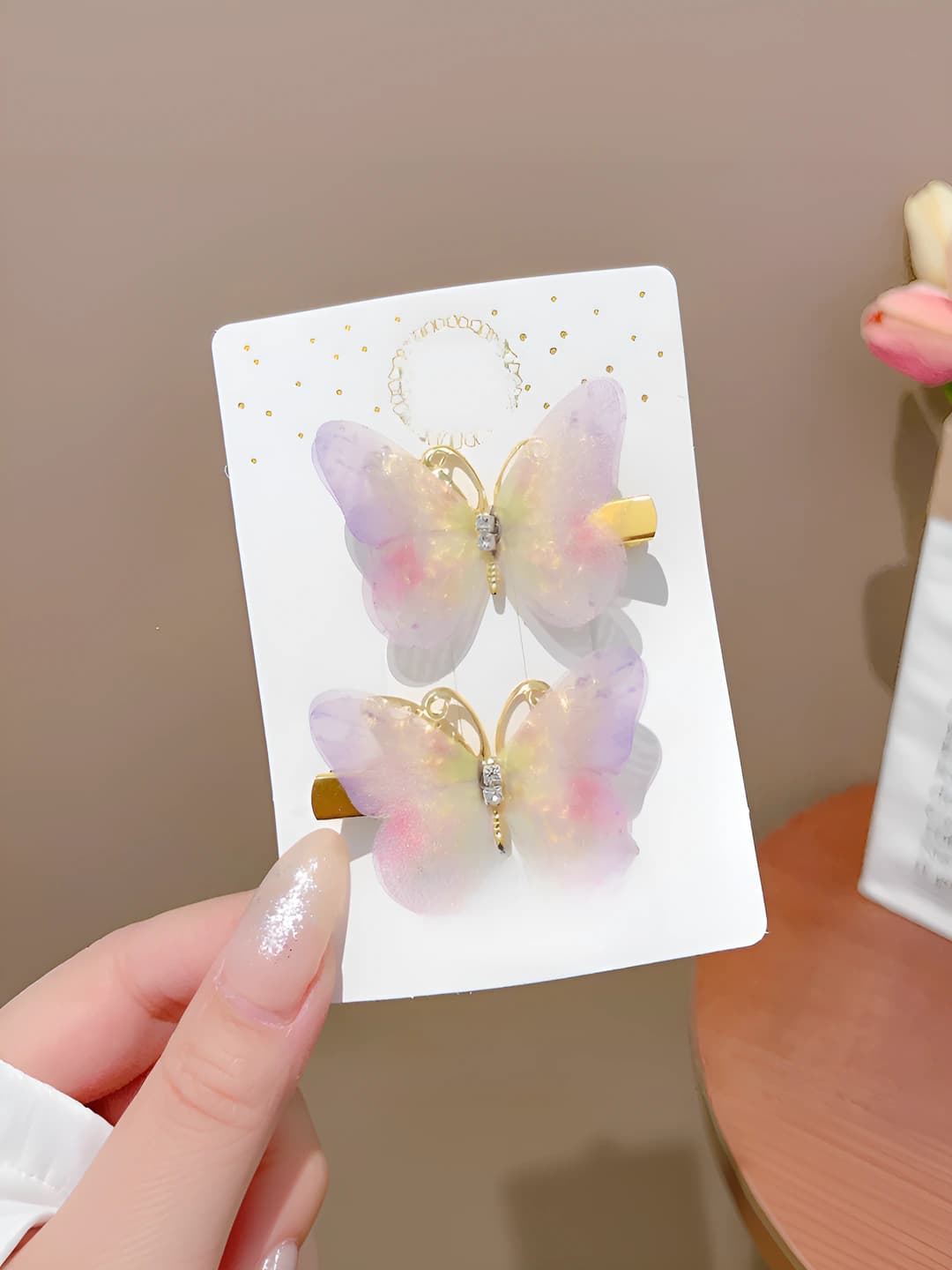 Yellow-purple gradient, 1 pair