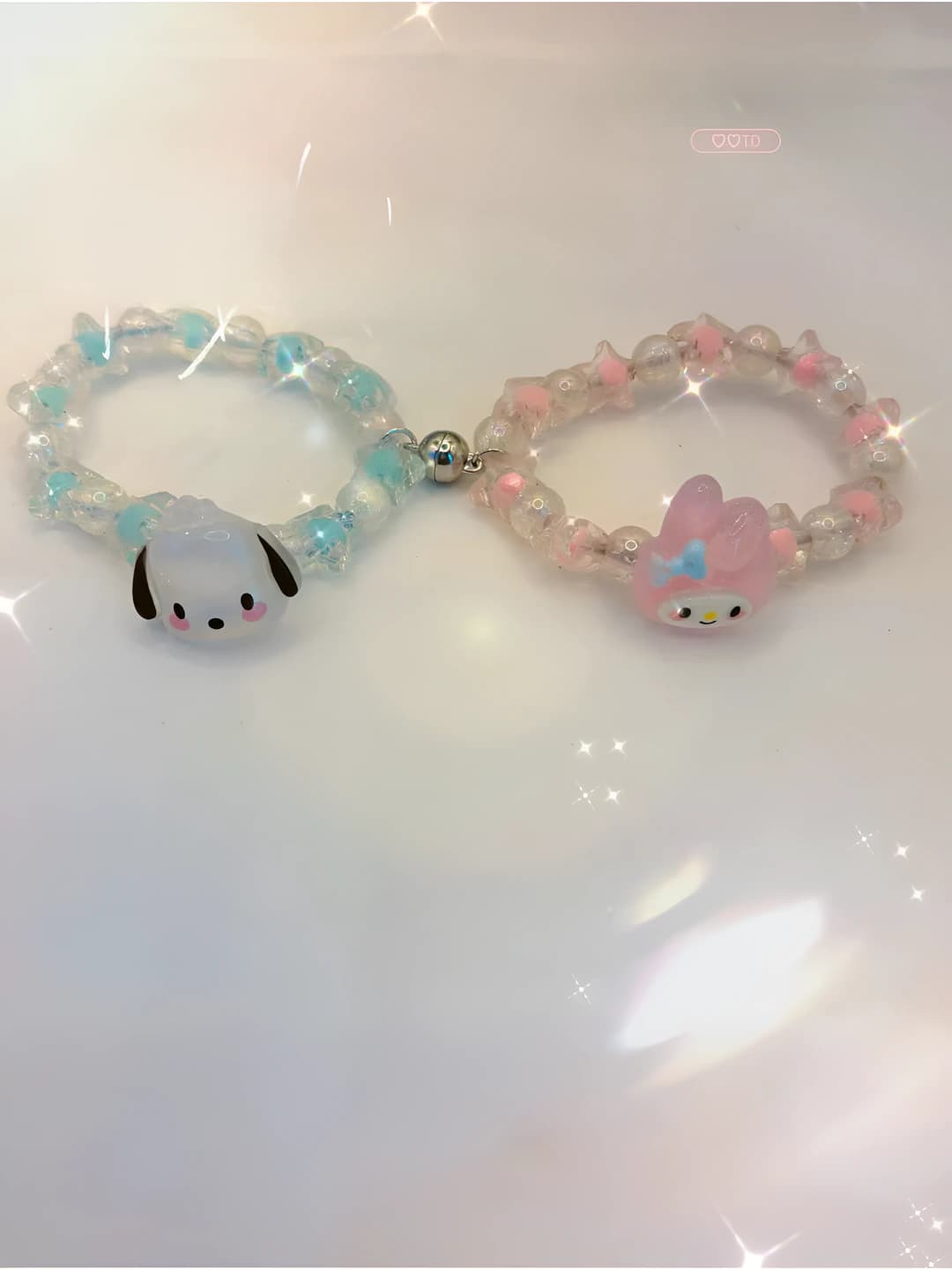 White + Pink
