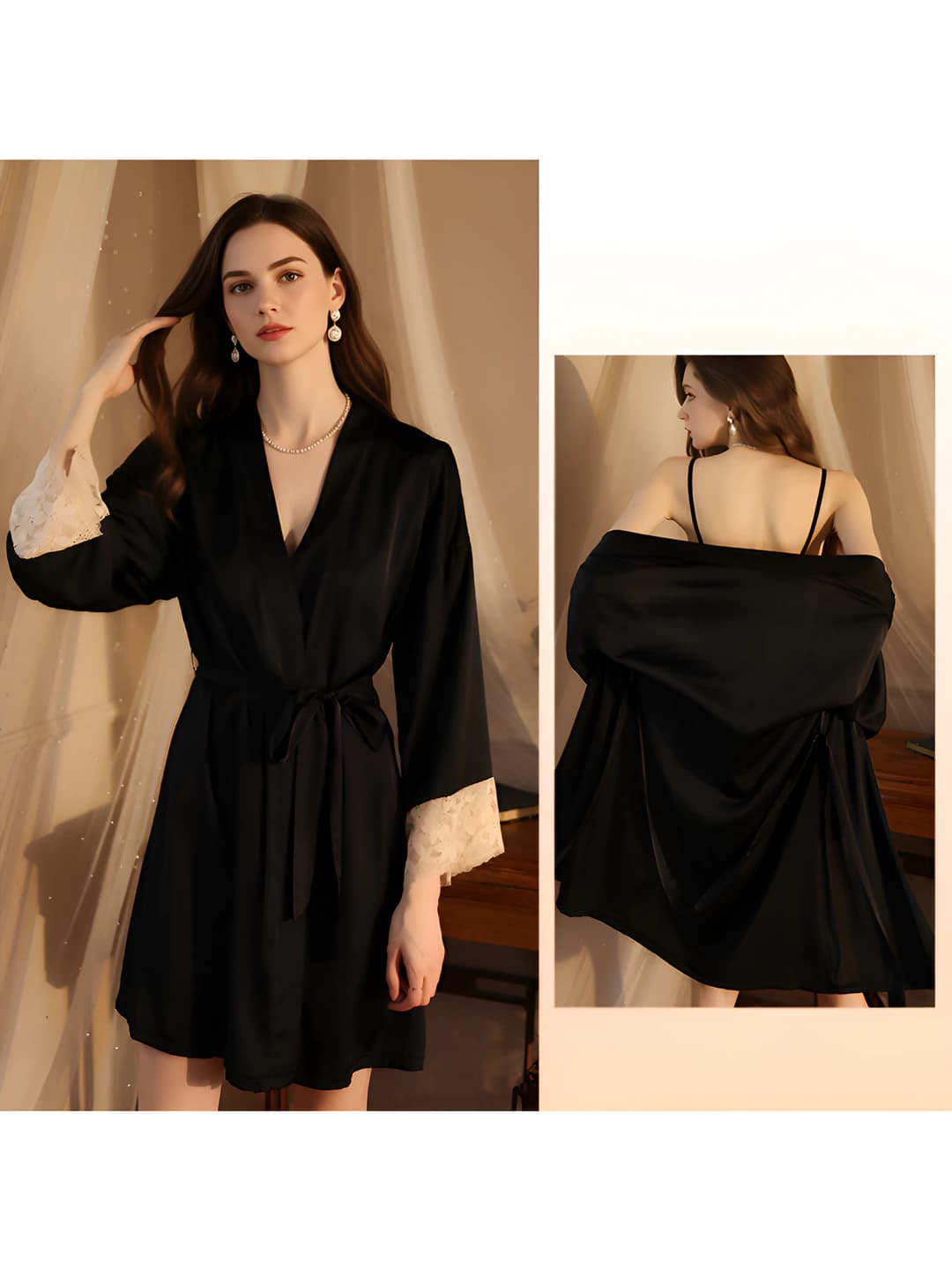 Black outer robe