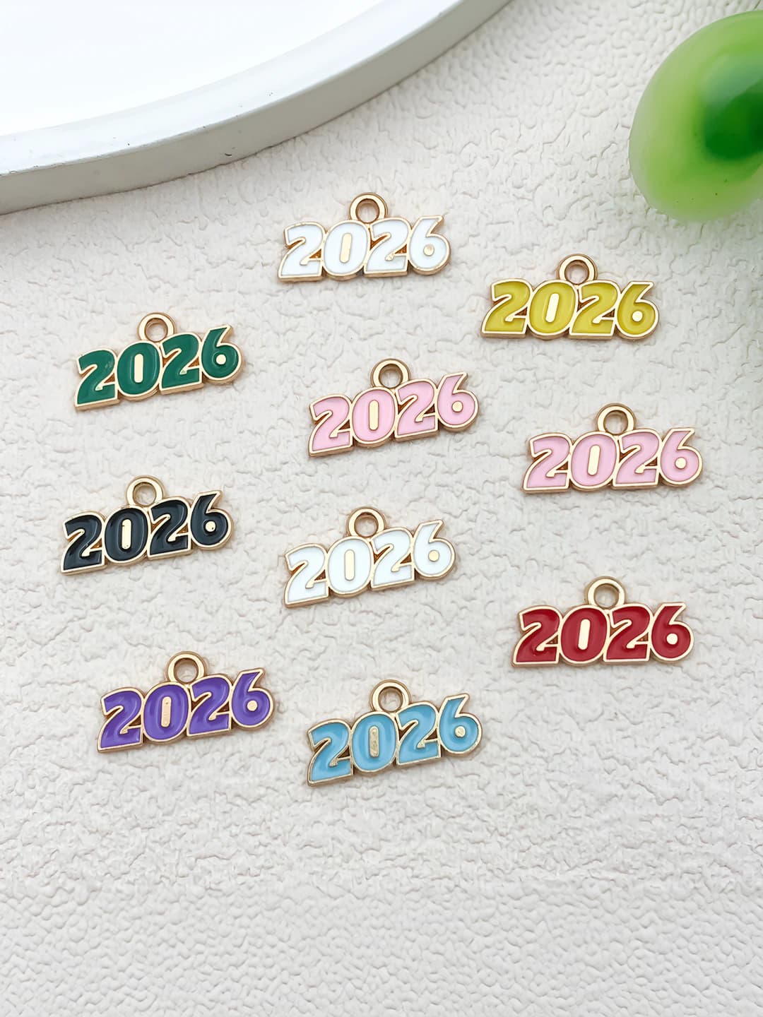 10 шт. микс малый 18K золото 2026-8 вар-5.8g