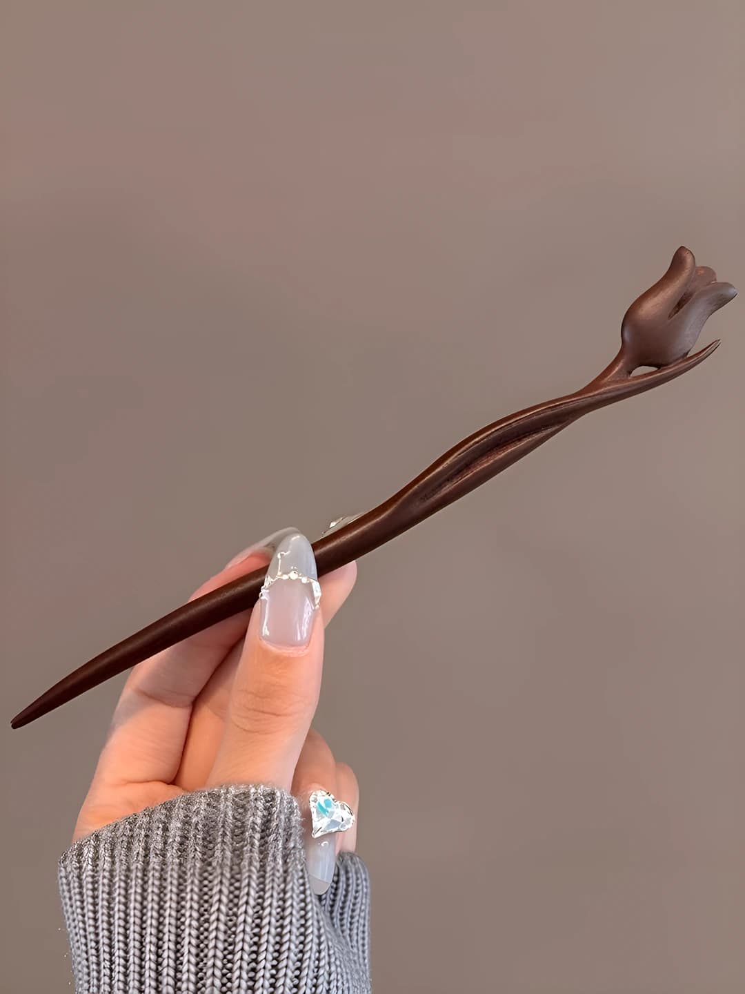 Tulip 18 cm [Golden ebony]