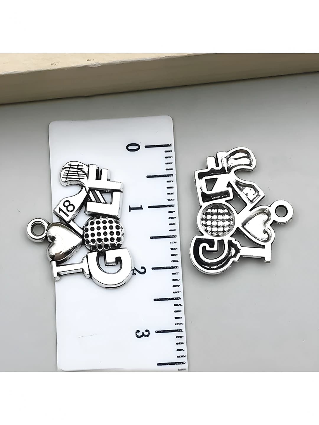 Letter golf ball 21x16mm-1.4g-22913