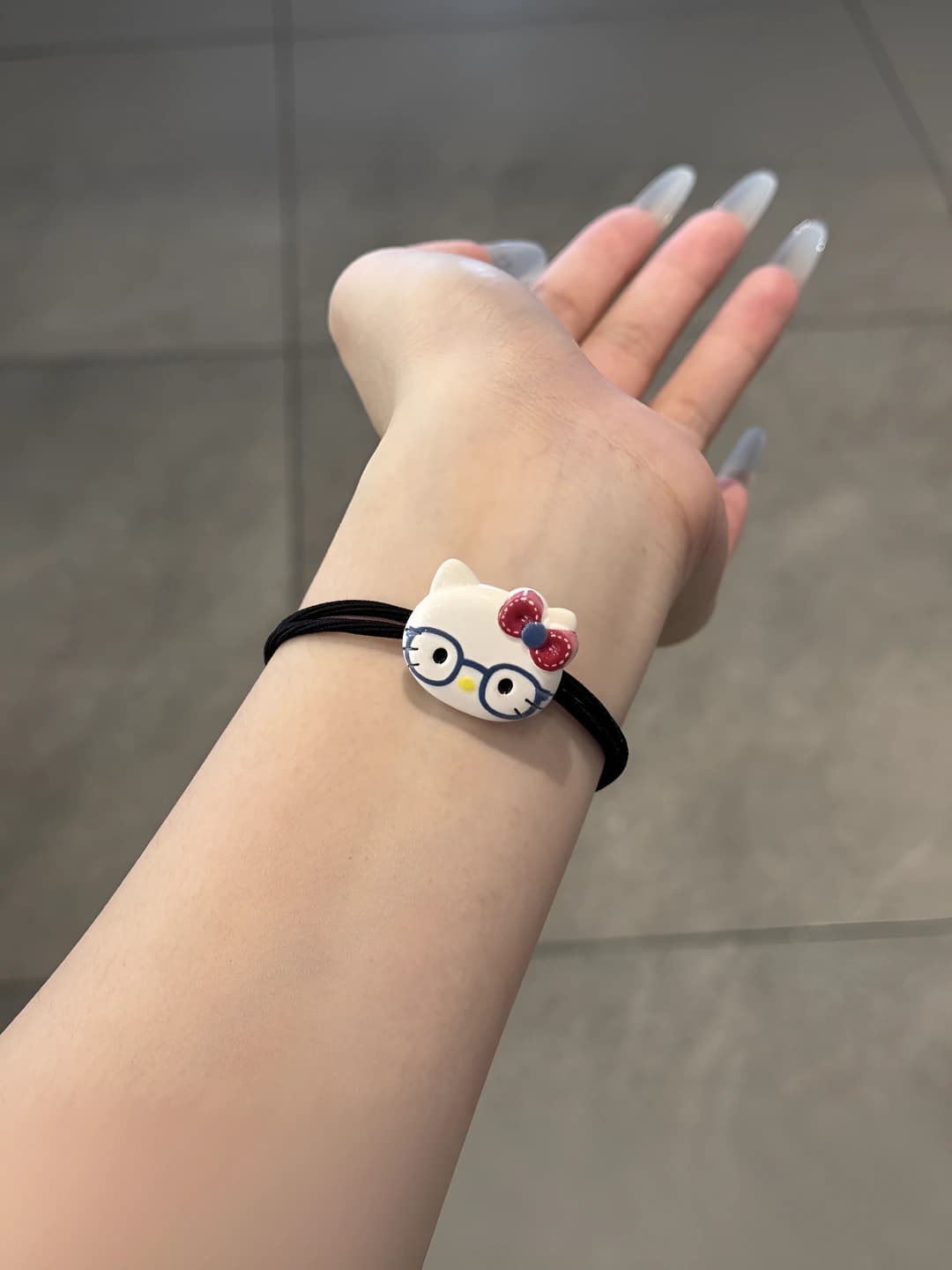 KT hair tie - Blue glasses
