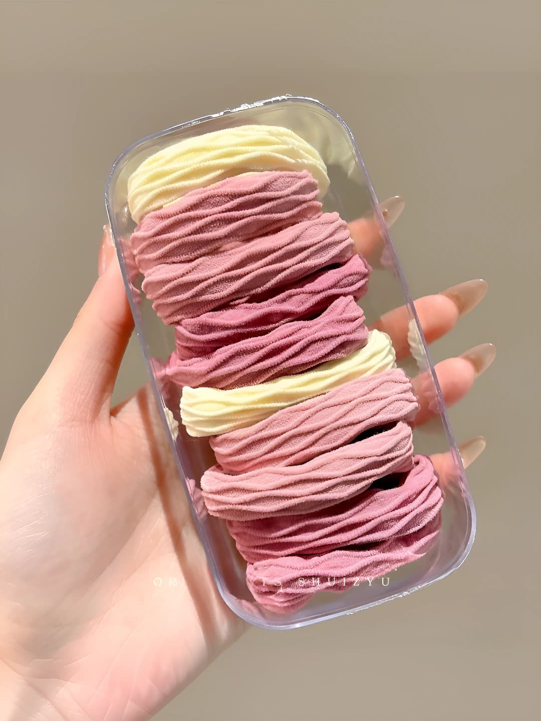 Bean pink, 10 pcs, 4.5 cm