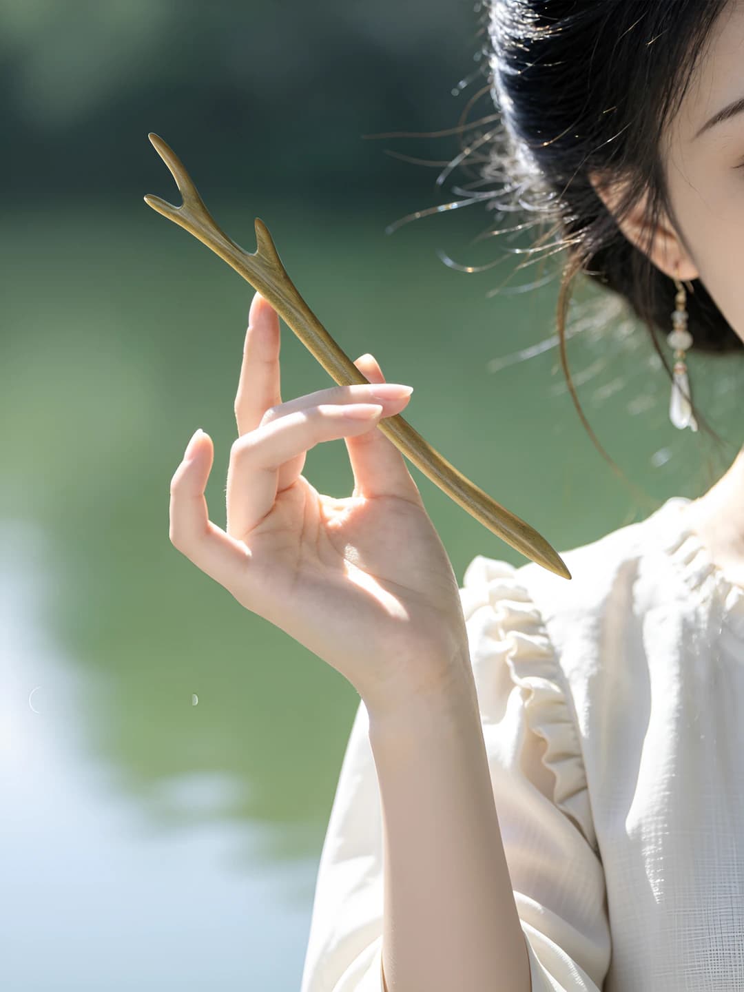 Green sandalwood - Longjiao [18CM]