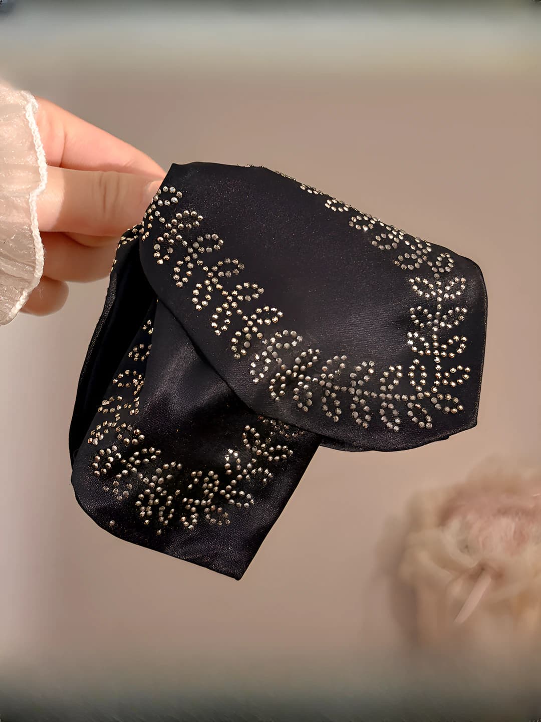 Black leaf clip 12 cm
