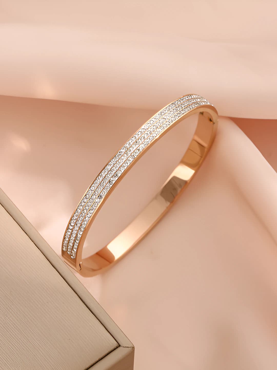 919 Full diamond bracelet - Rose gold
