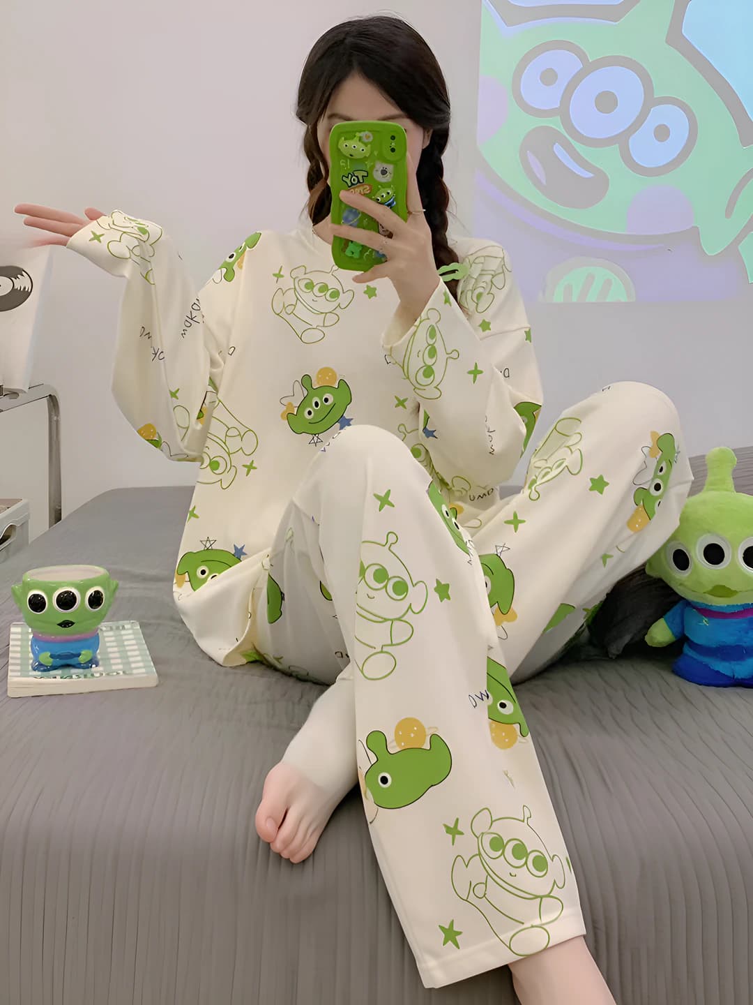 Double Long - Green Robot