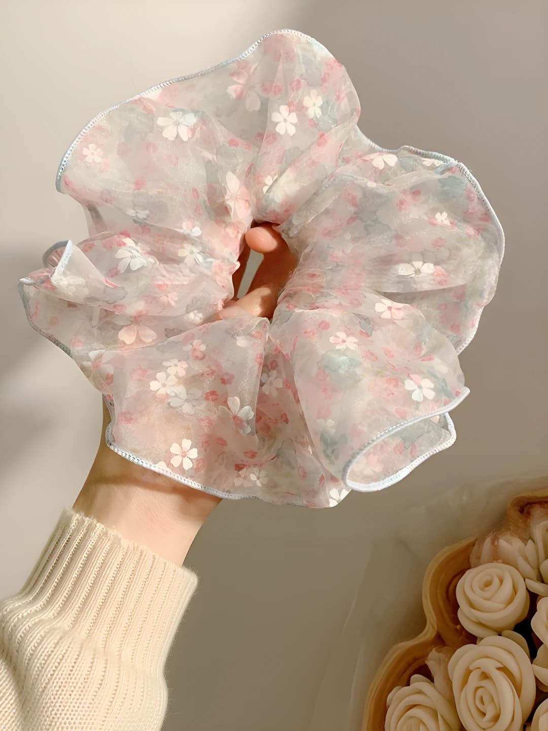 Pink floral, 15 cm