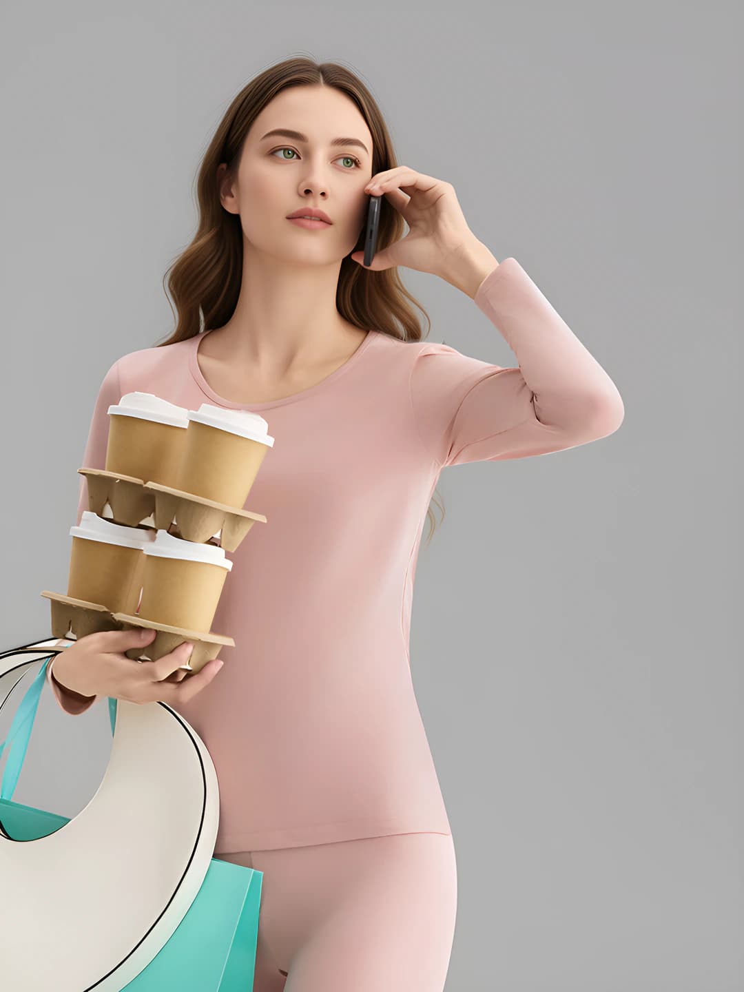 Women's top, lotus pink