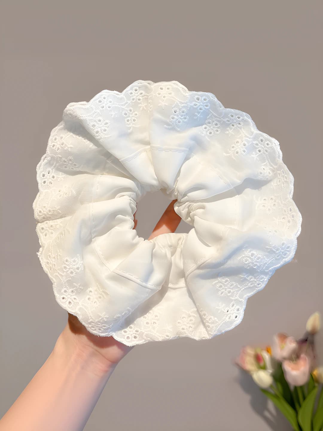 White lace, 4 layers
