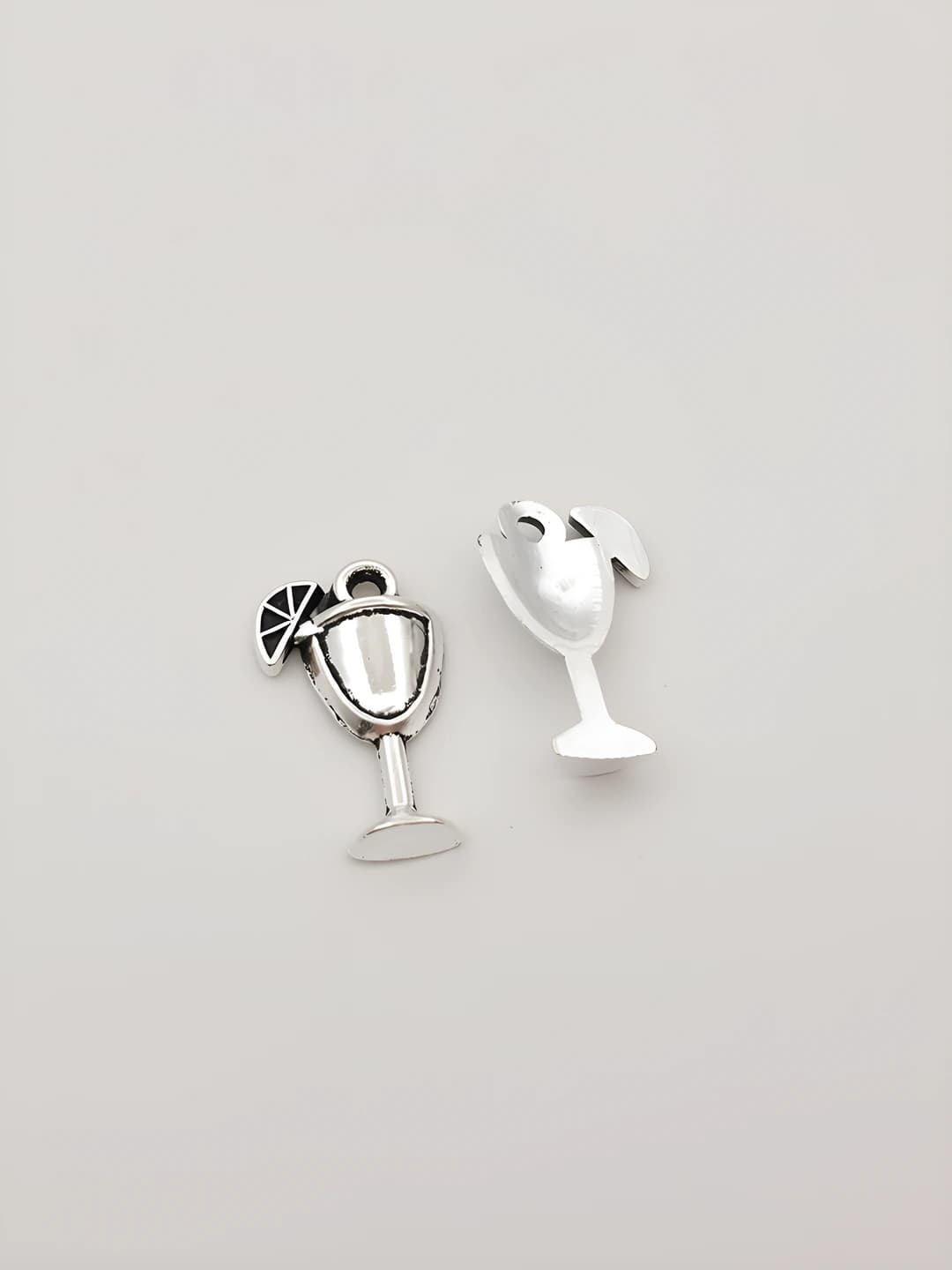 Antique silver juice cup