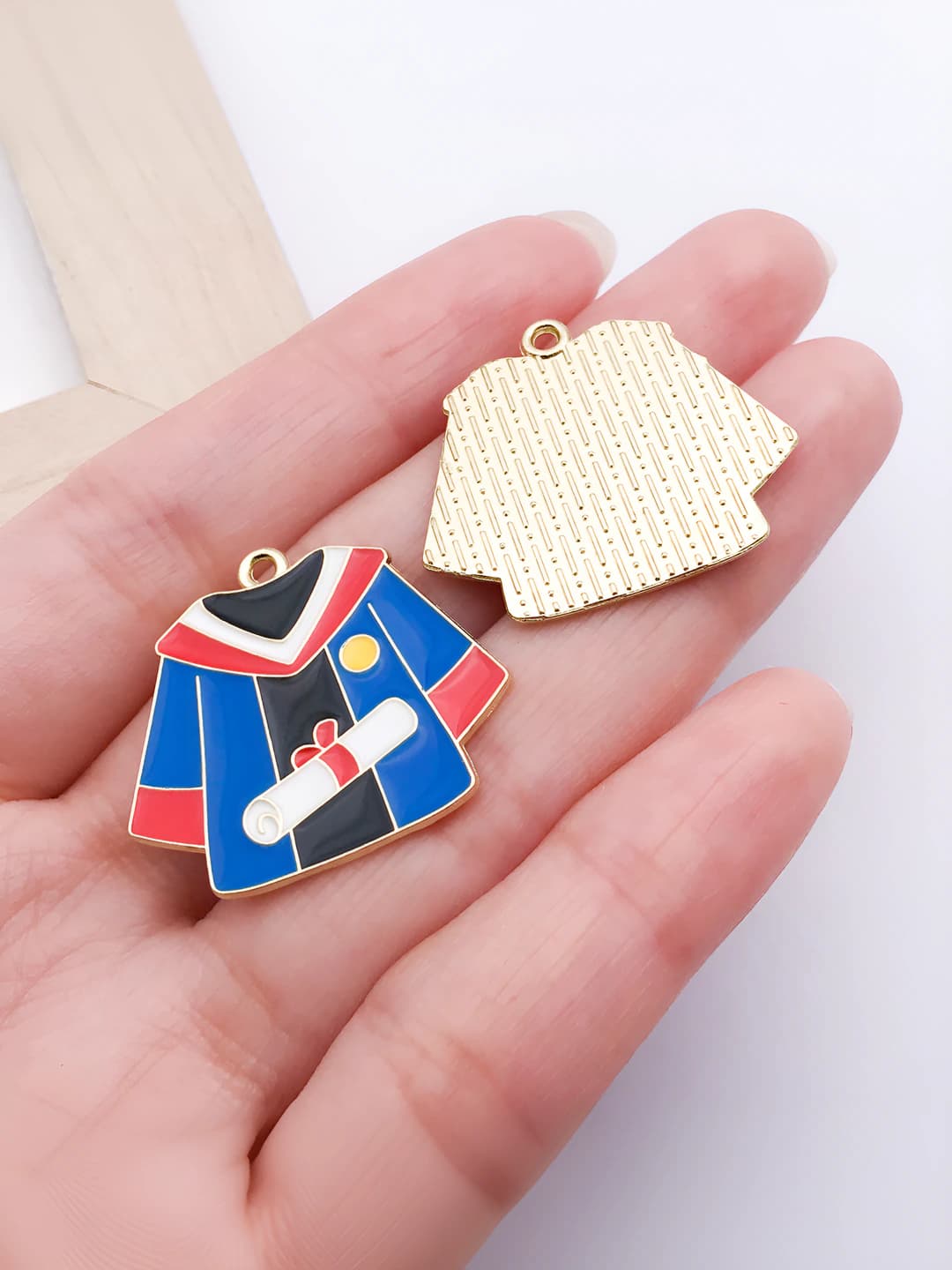 Синий, Выпускной костюм, 25x28mm, 1.8g