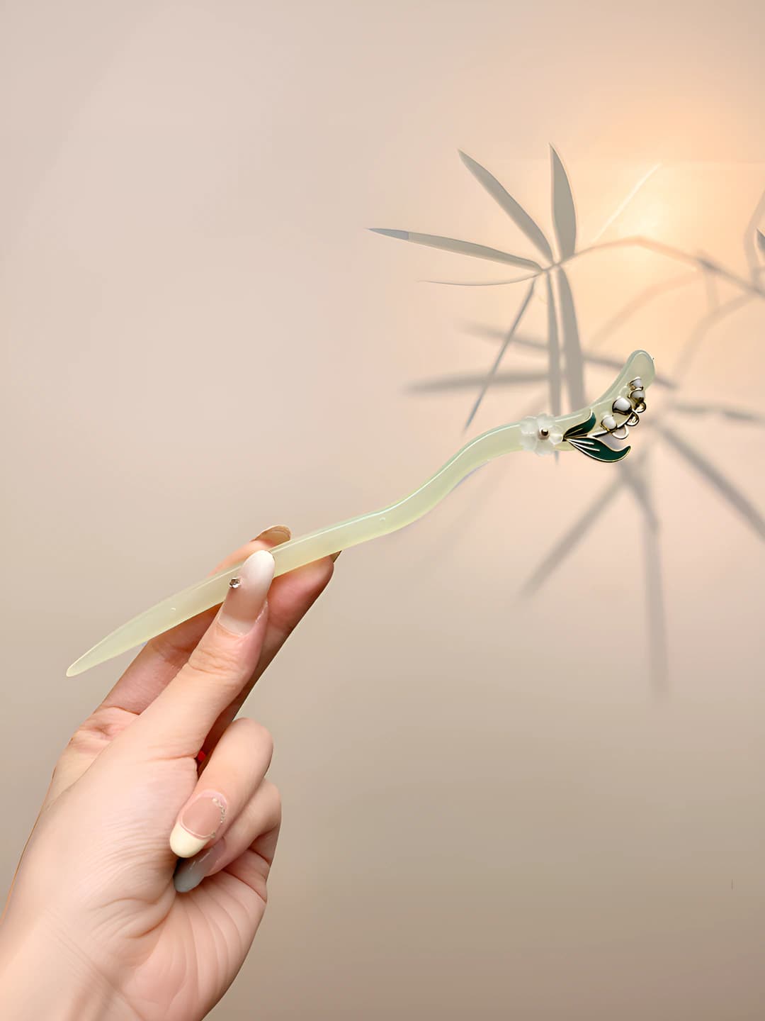 53# Yashil qo'ng'iroq soch qirg'ichi 17 sm