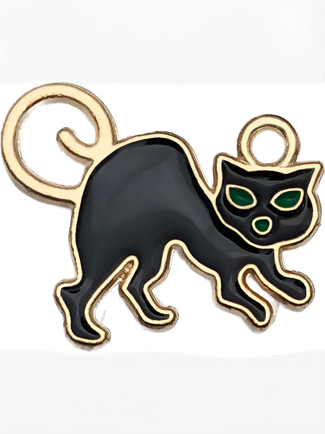 Кошка с зелёными глазами 16x20mm-1.2g-19517
