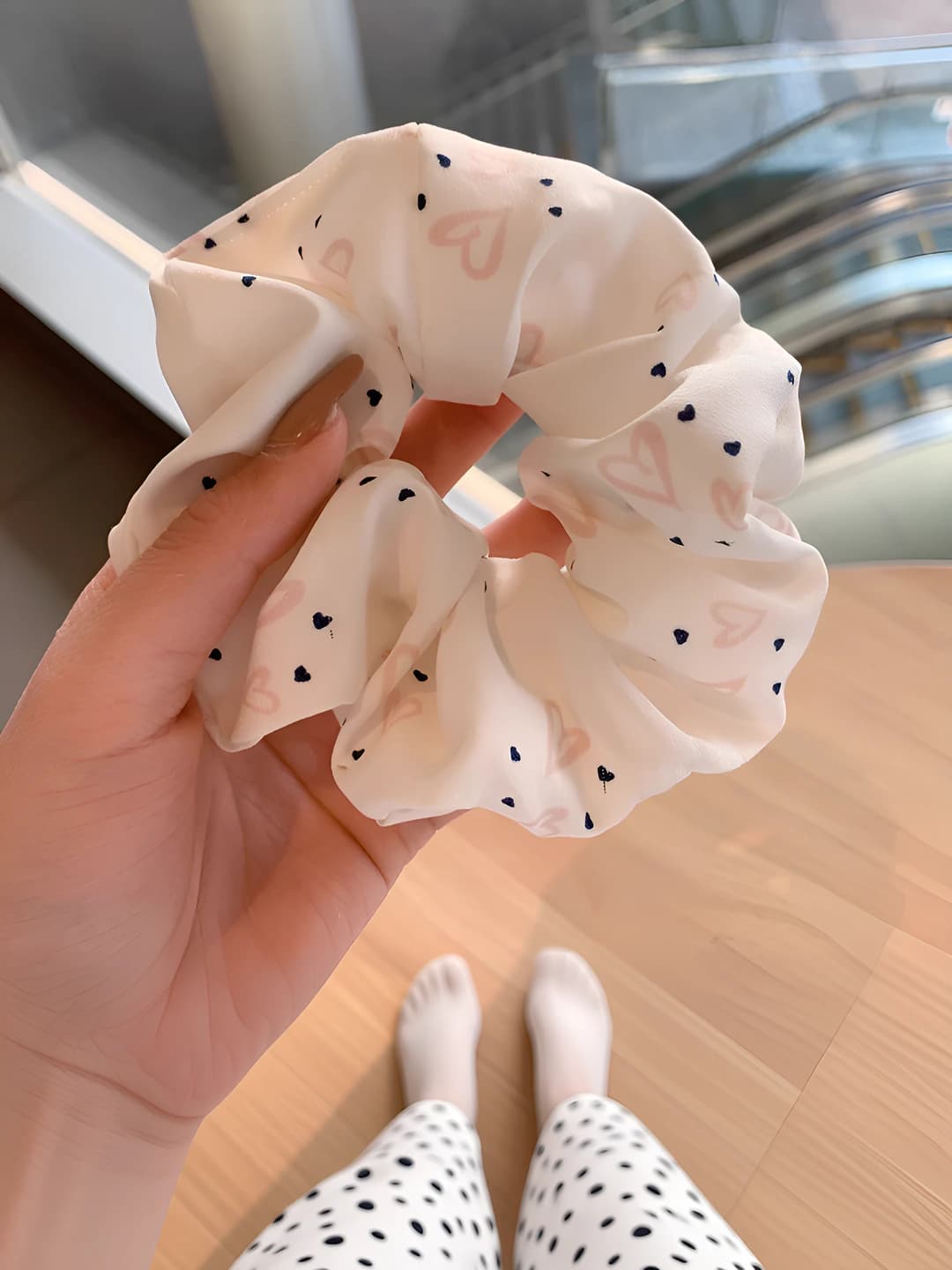 22# White heart, 9 cm