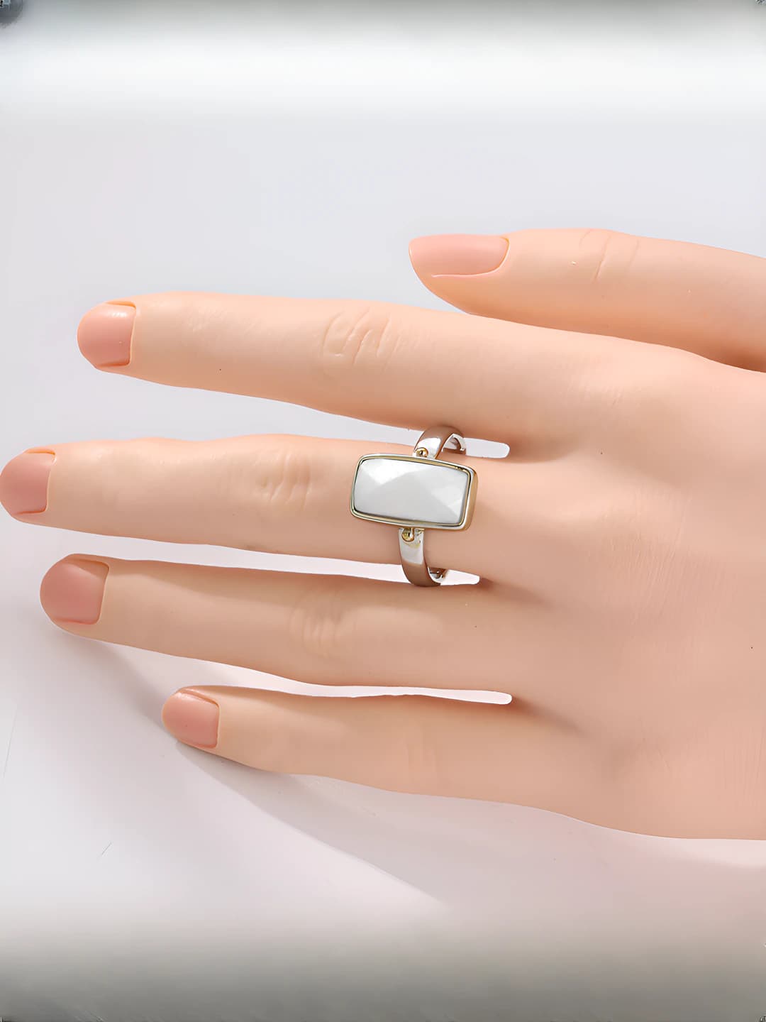 Women's boho style ring with retro design for holidays