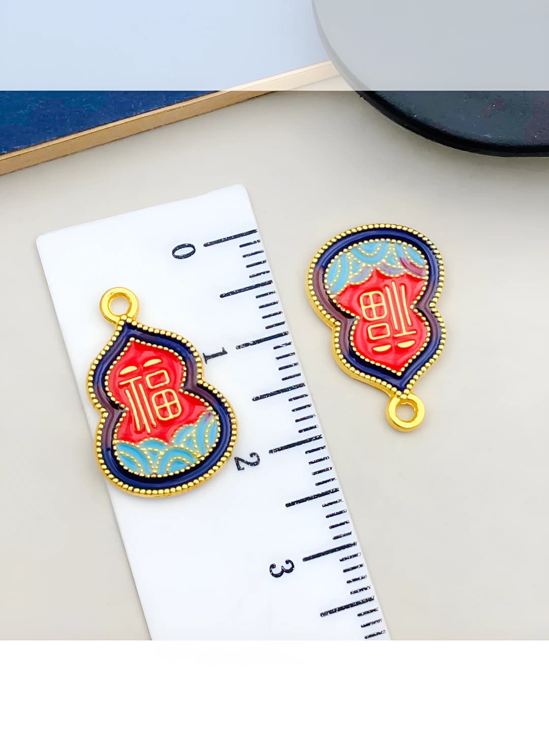 1 шт. Двусторонний Fulu хумхум 20x13mm-1.2g