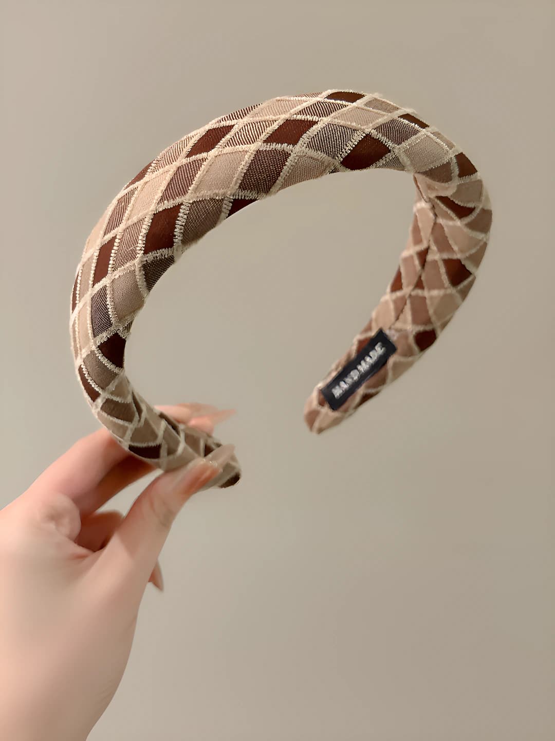 Coffee plaid, 3 cm