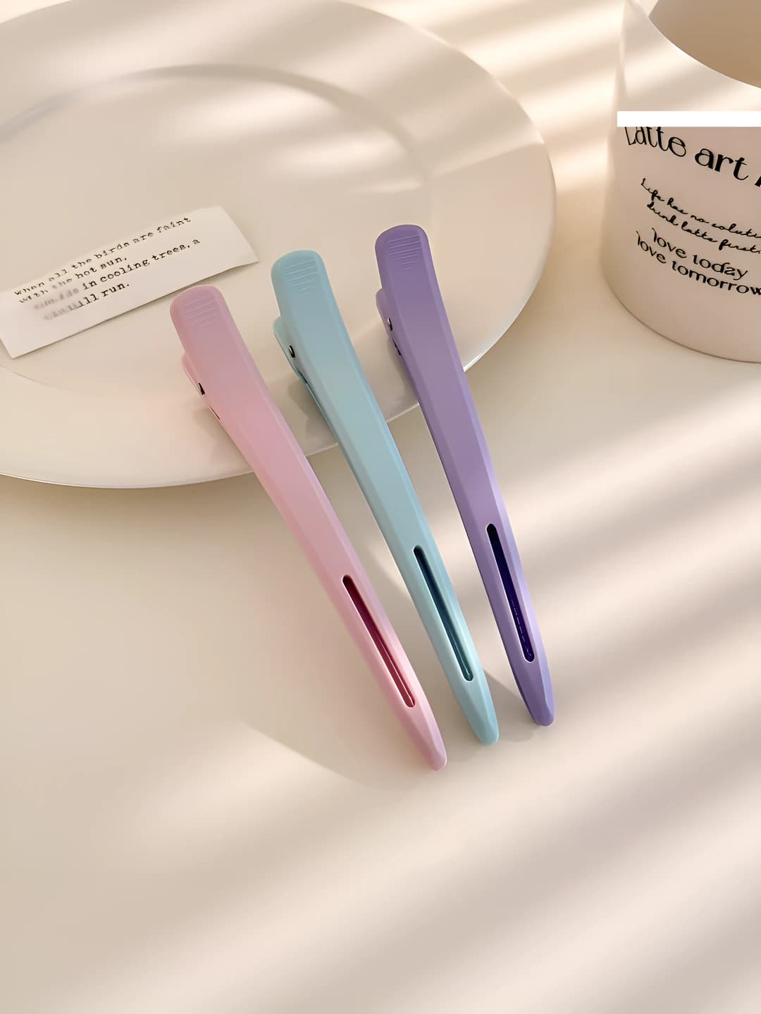 Blue-pink-purple 3 pcs 11.5cm