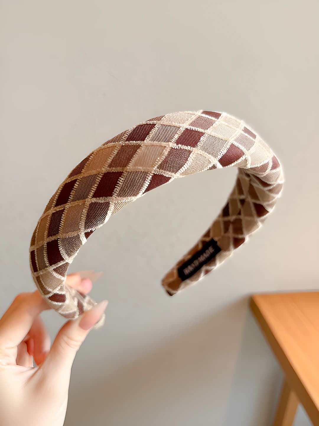Coffee plaid, 3 cm