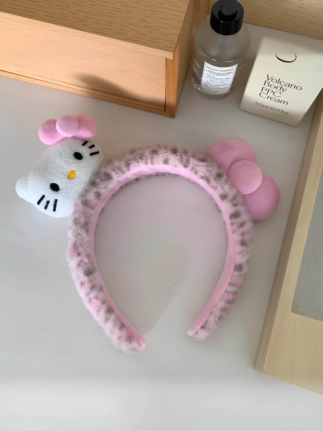 Pink leopard KT headband
