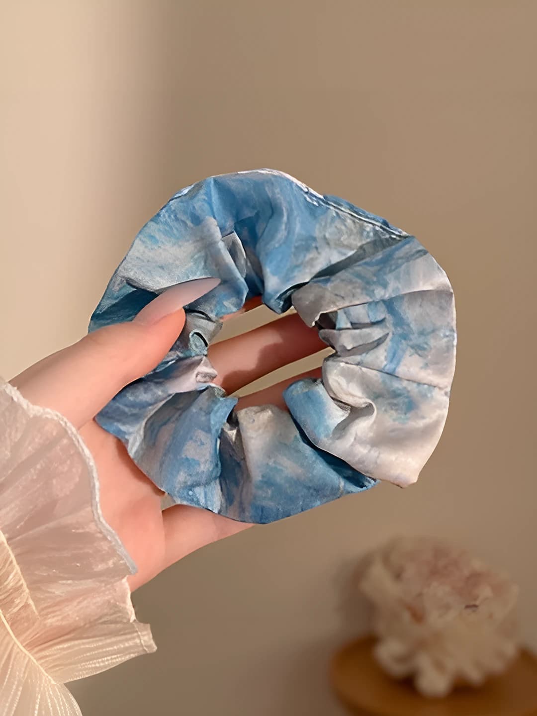 2# Blue satin