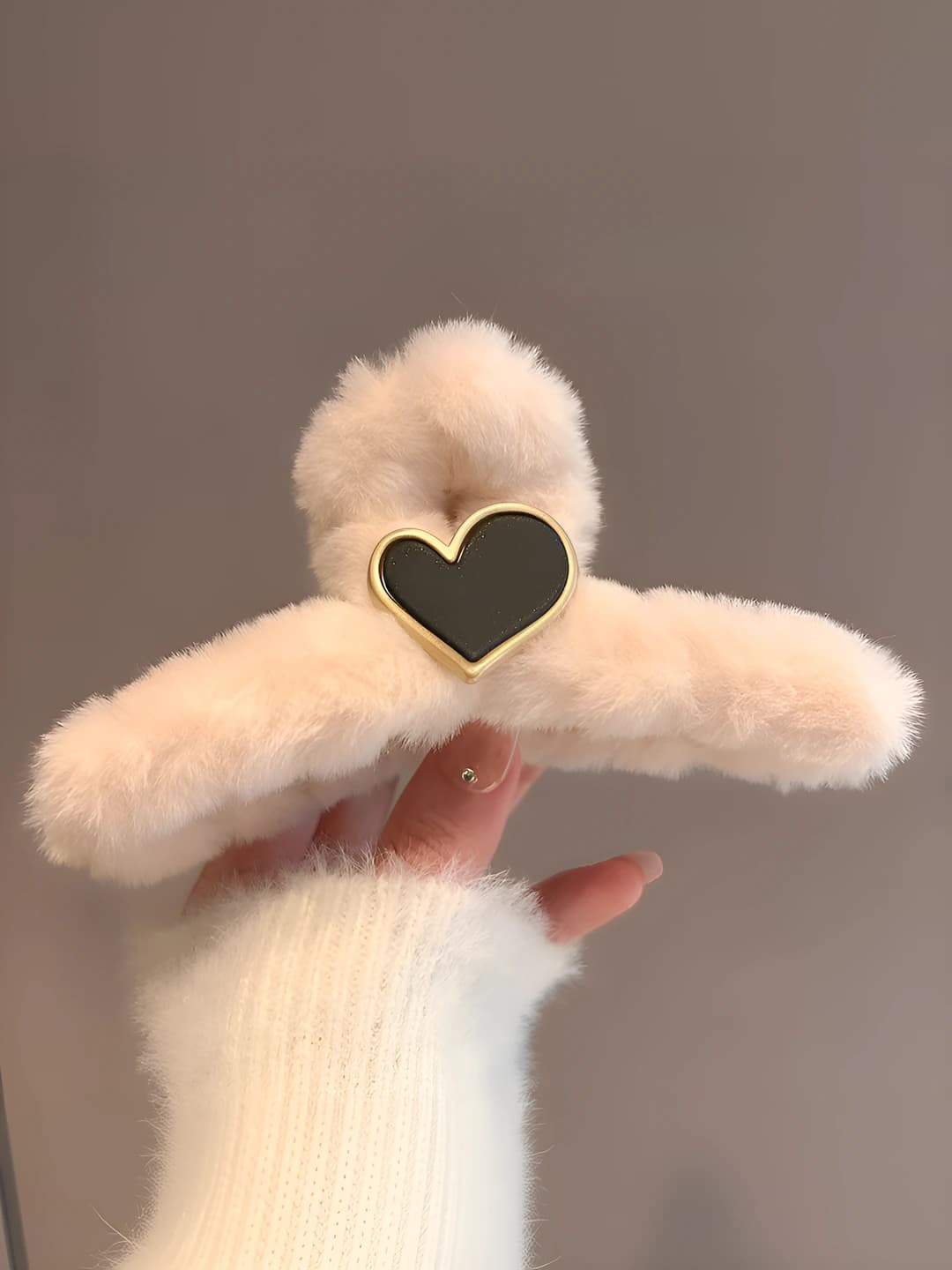 2# off-white fur 13 cm