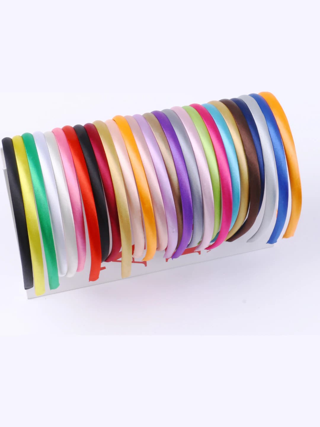 Women's 10mm fabric-wrapped colorful headbands, DIY accessories