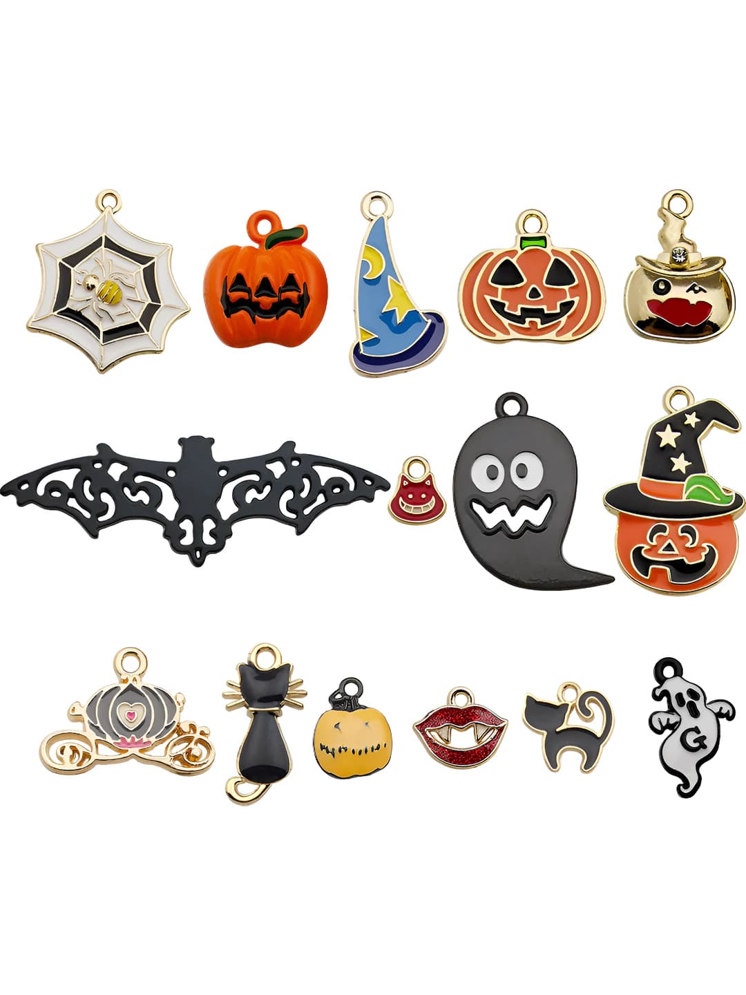 Aralash 15 ta enamel Halloween - 15 variant - 25g