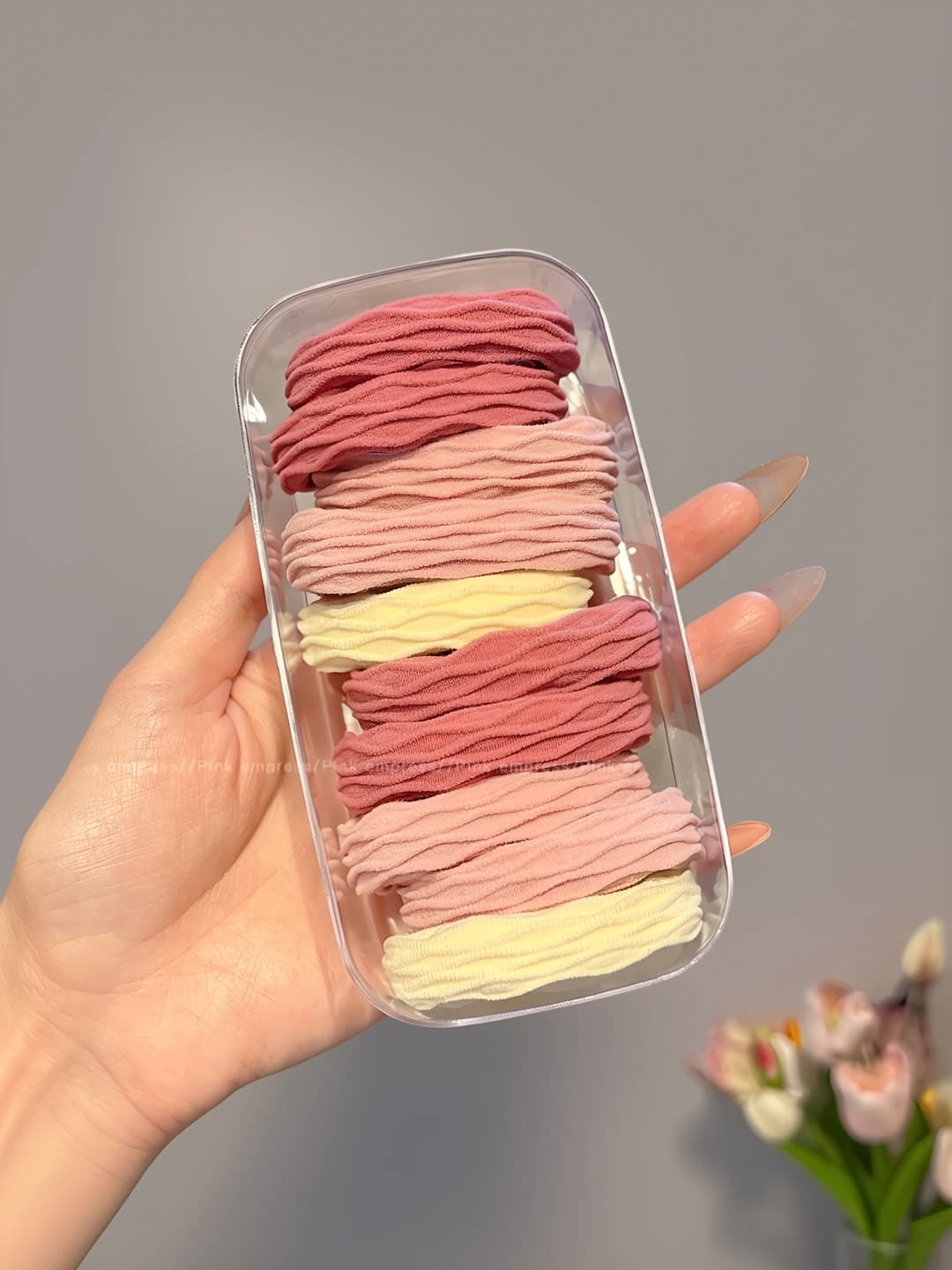 Bean pink, 10 pcs, 4.5 cm