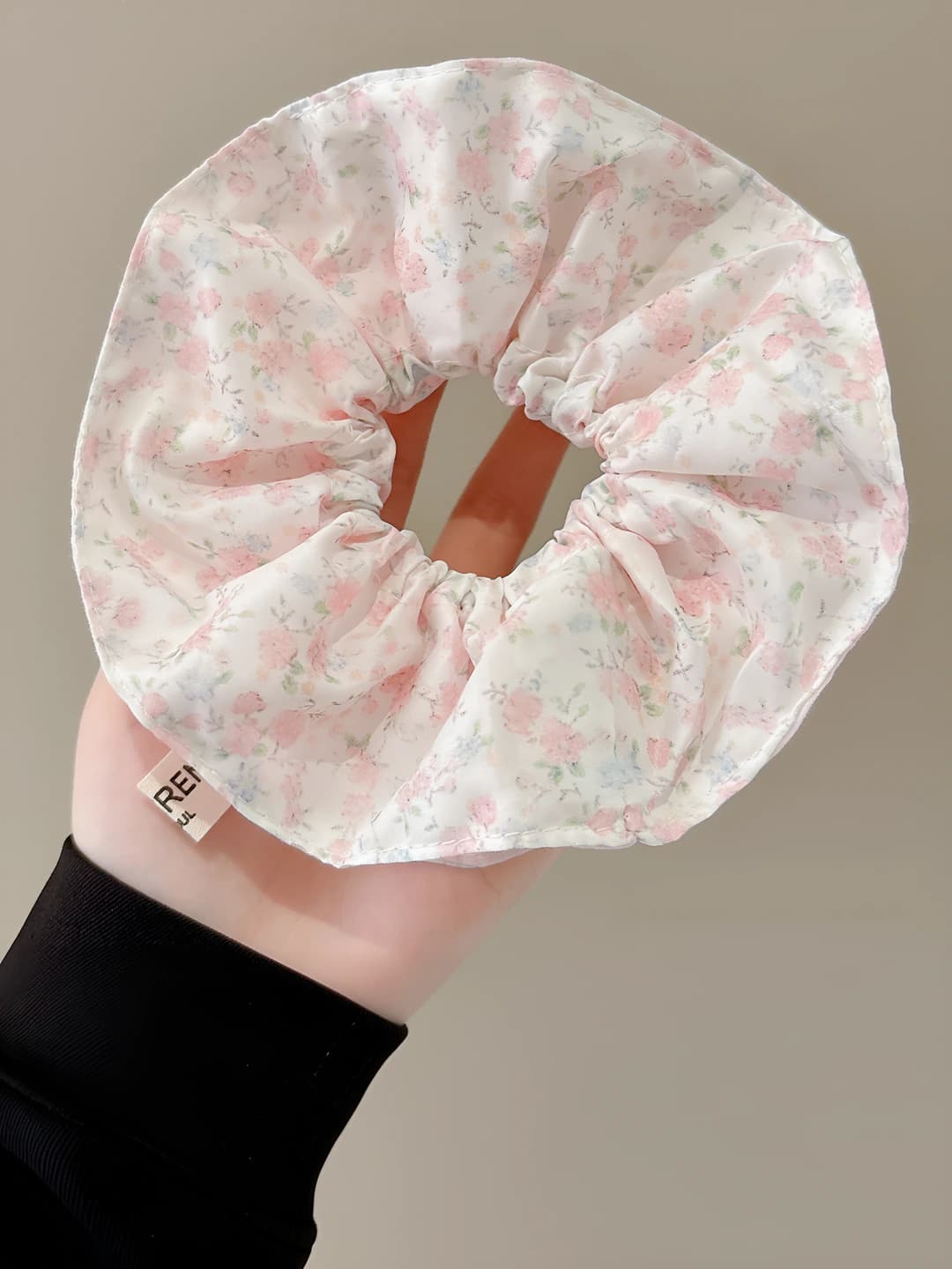 1# Pink floral double layer ~15 cm