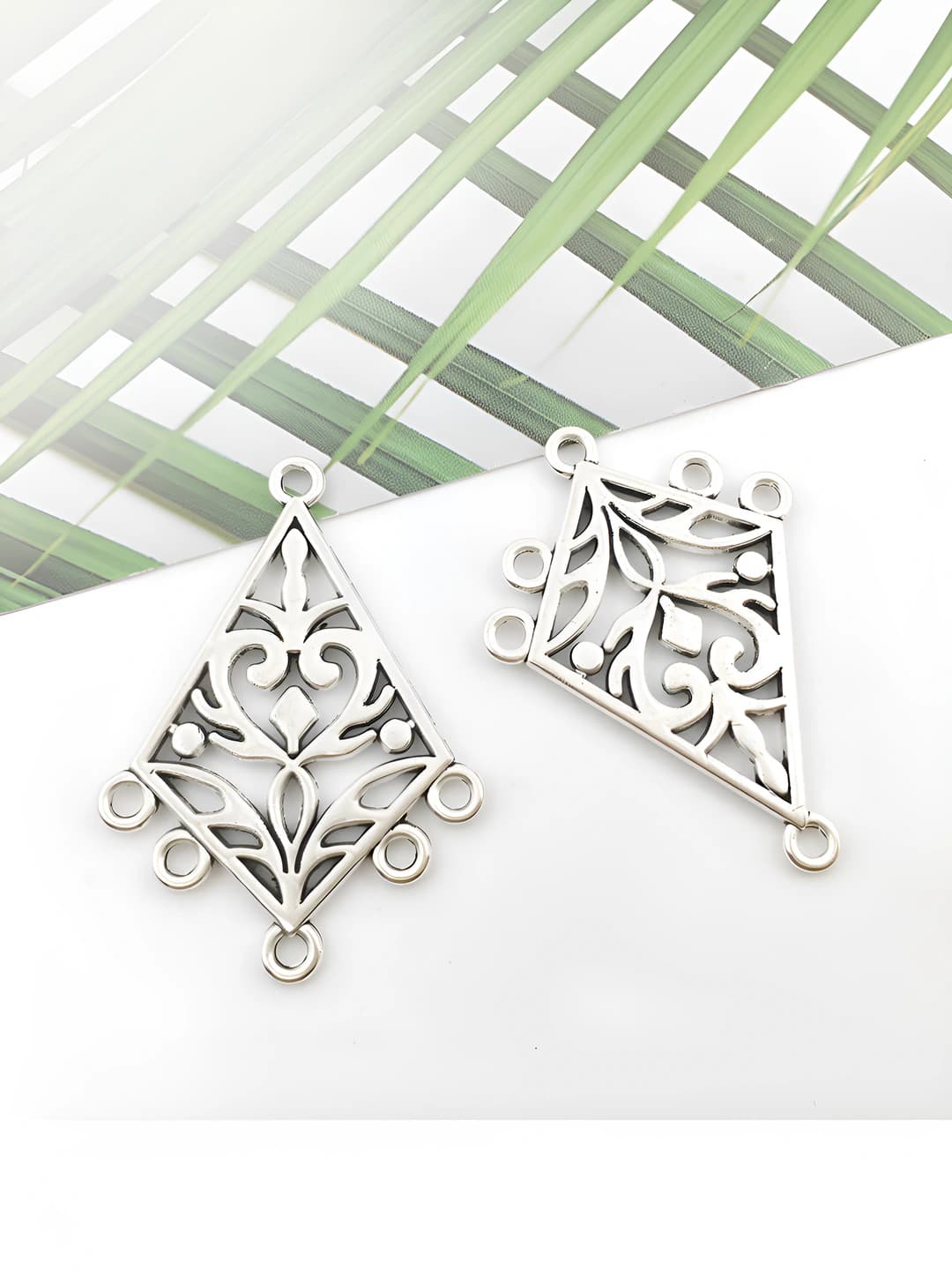 1 pc rhombus earrings 27x39mm-3.6g