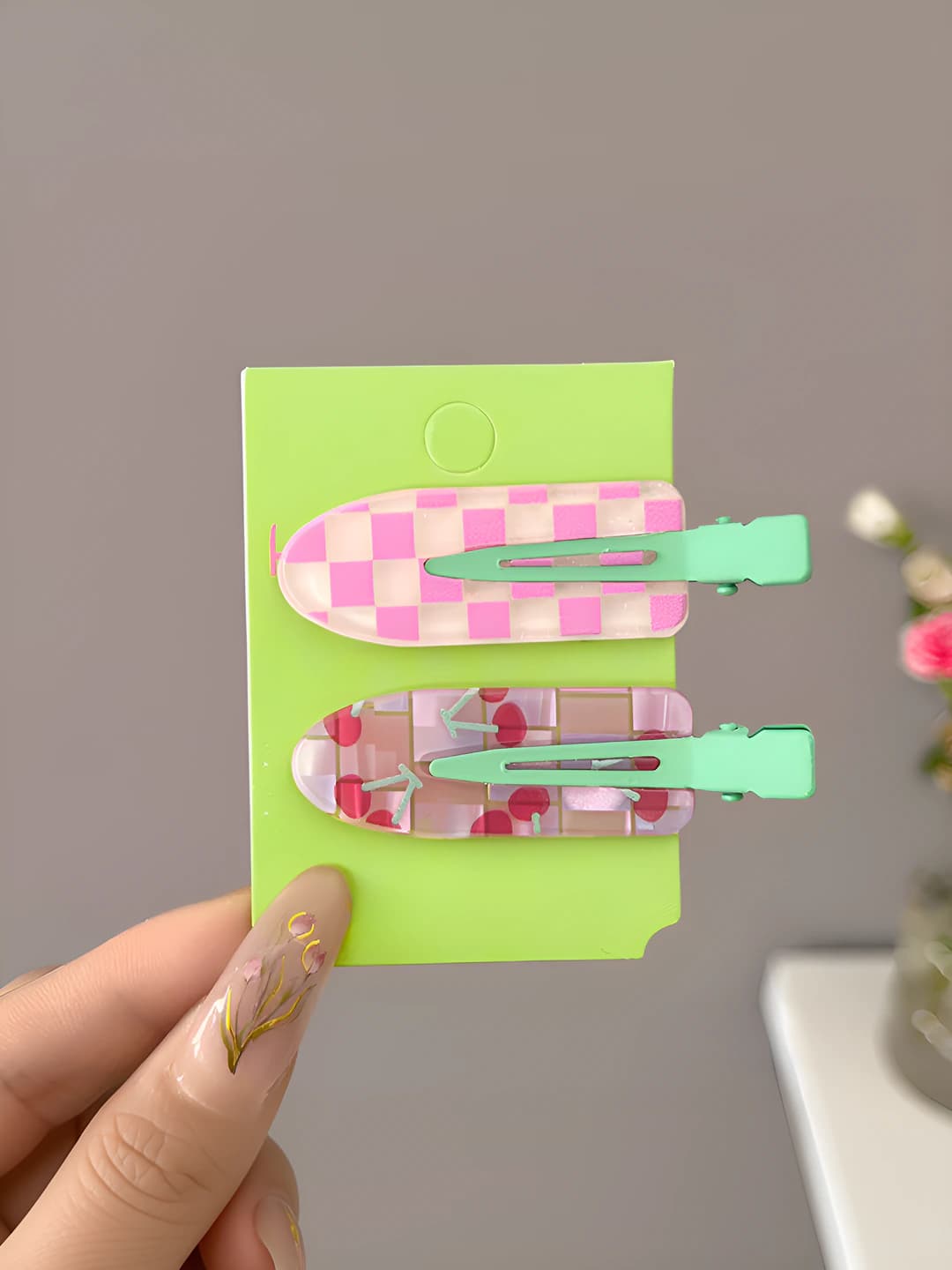 Cherry yogurt, 2 pcs, 6 cm