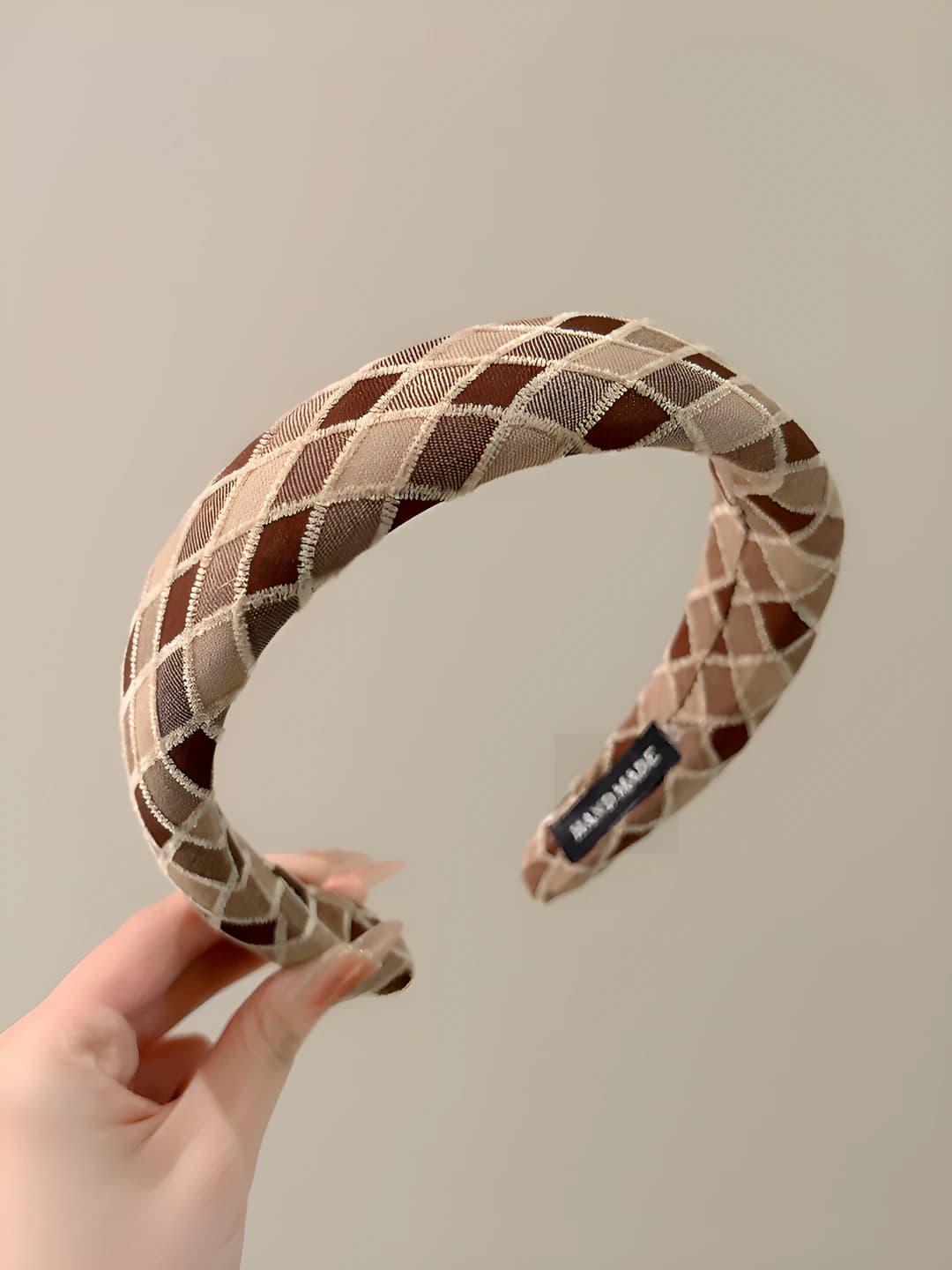 Coffee plaid, 3 cm