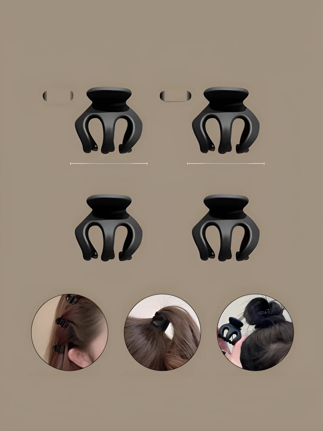 24# Medium, matte black, 4 pcs