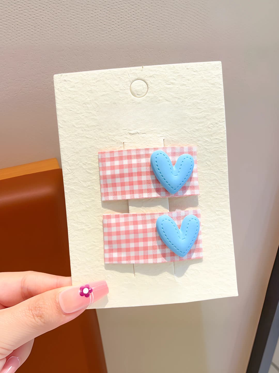 2# Blue heart/pair approx 5 cm