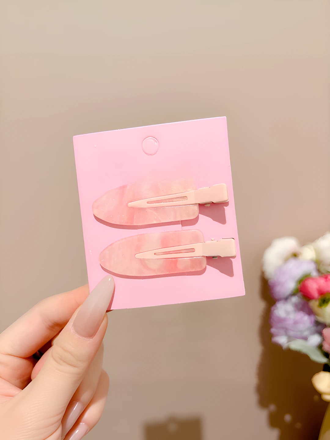 8# Apelsin-pushti 2 dona - 6.5 cm