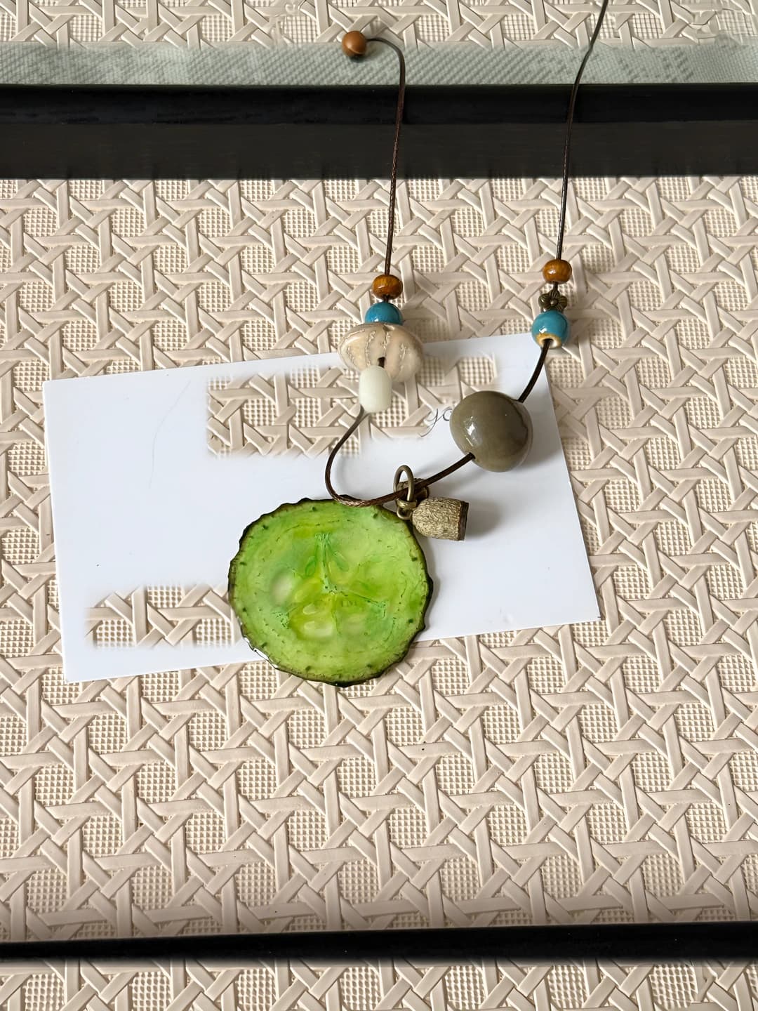 Cucumber necklace