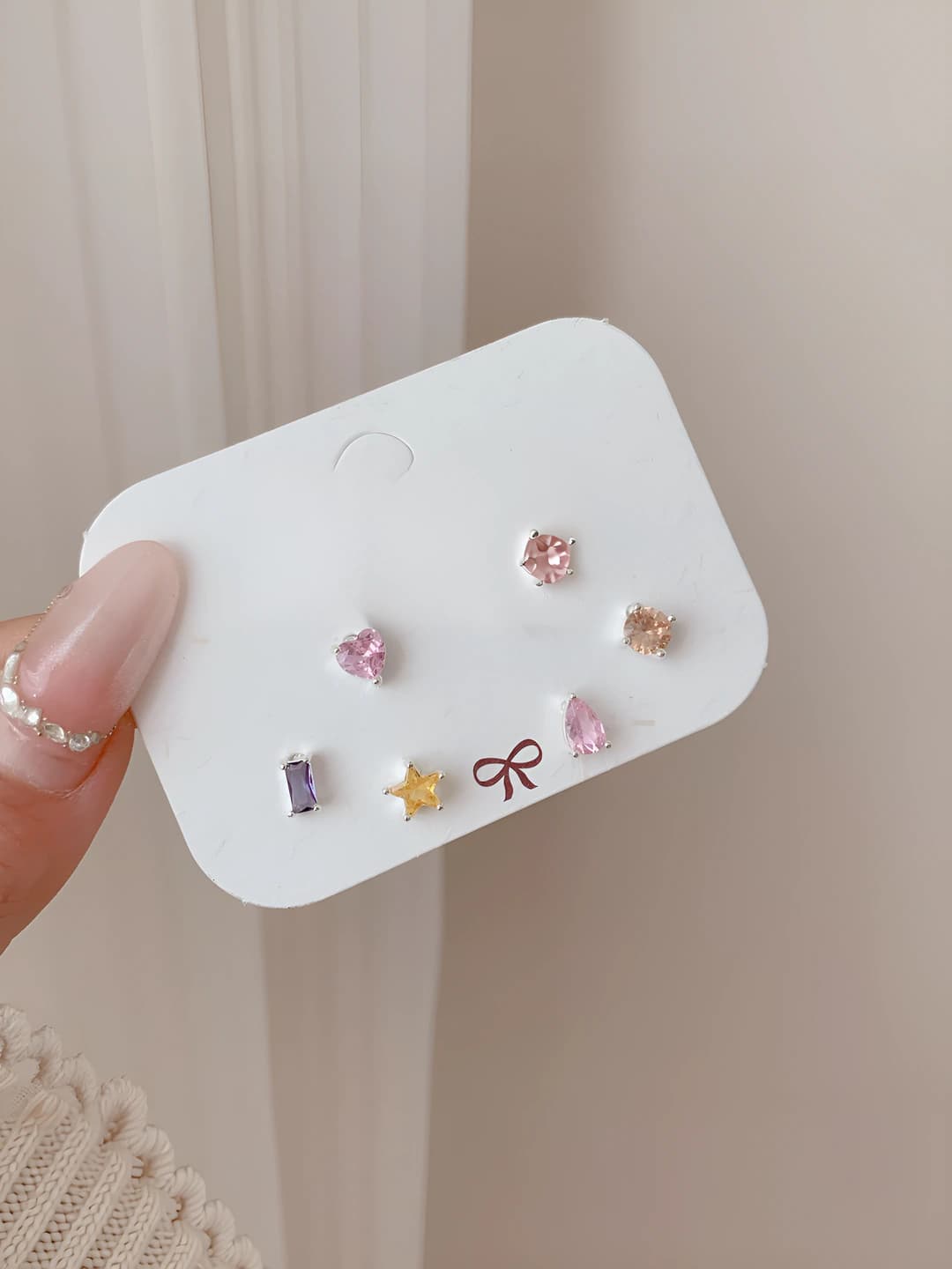 GSM1 Multicolour zircon (6 pcs assorted)