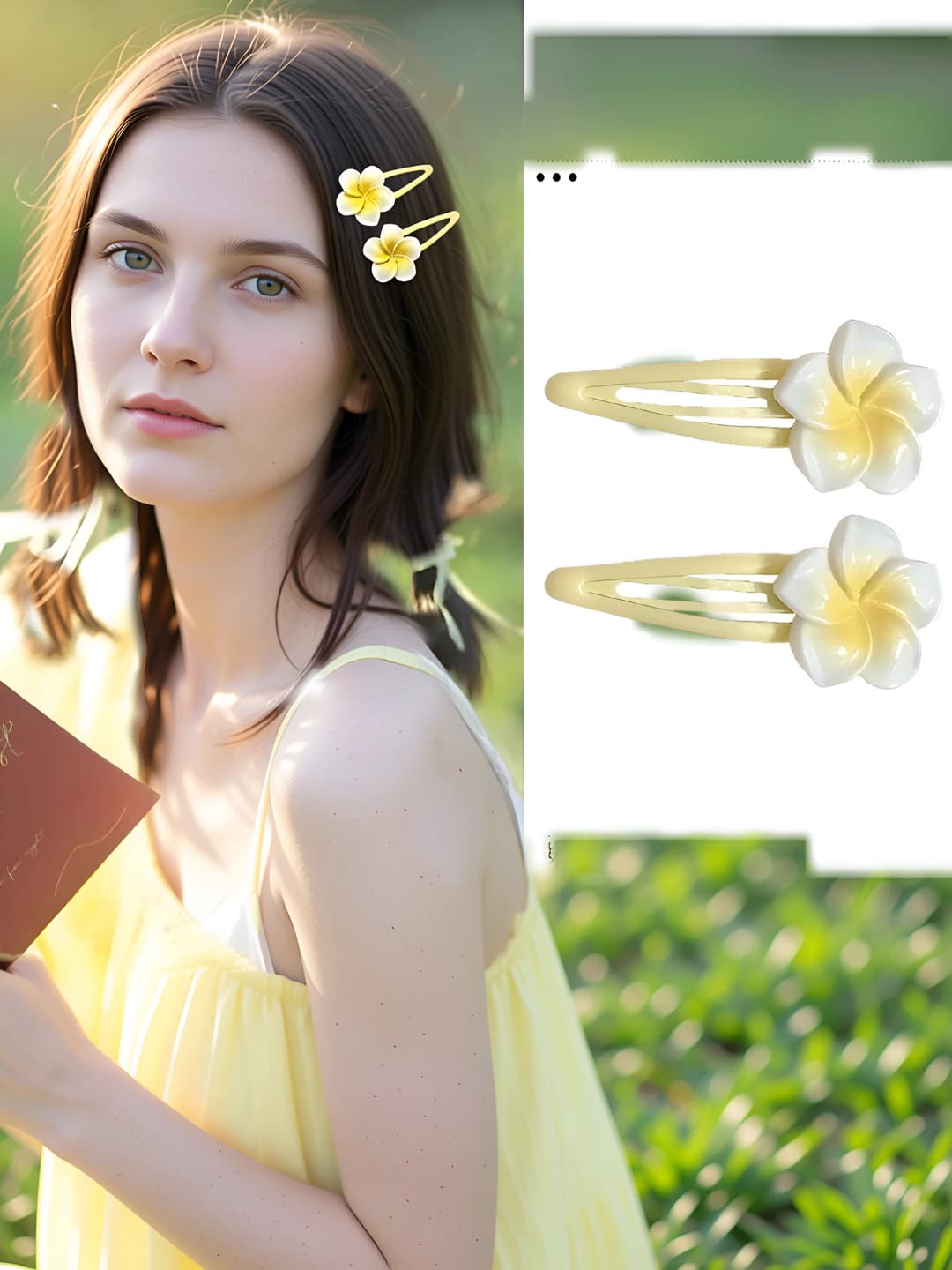 3# зажим-плюмерия капля 2 шт (ок. 5.7cm)