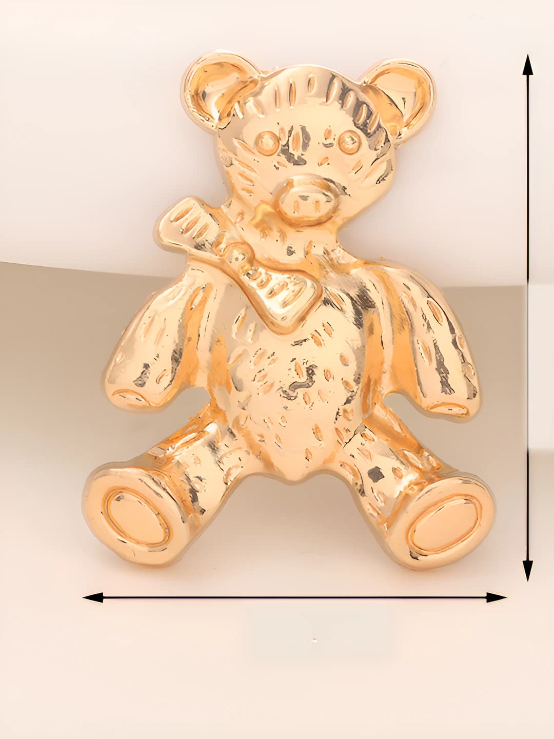 D1495 Small bear, gold