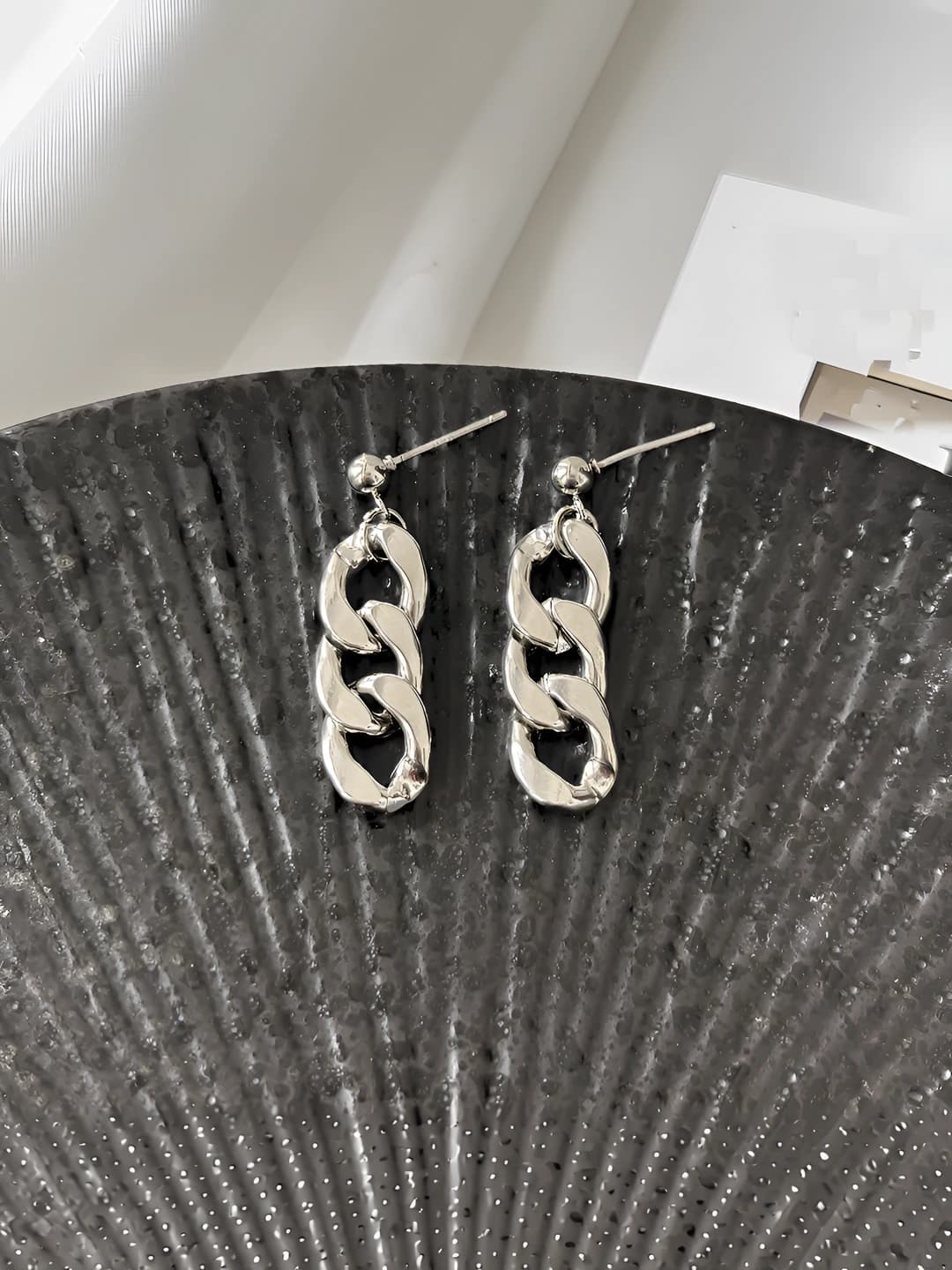 Interlocking rings earrings - 925 silver