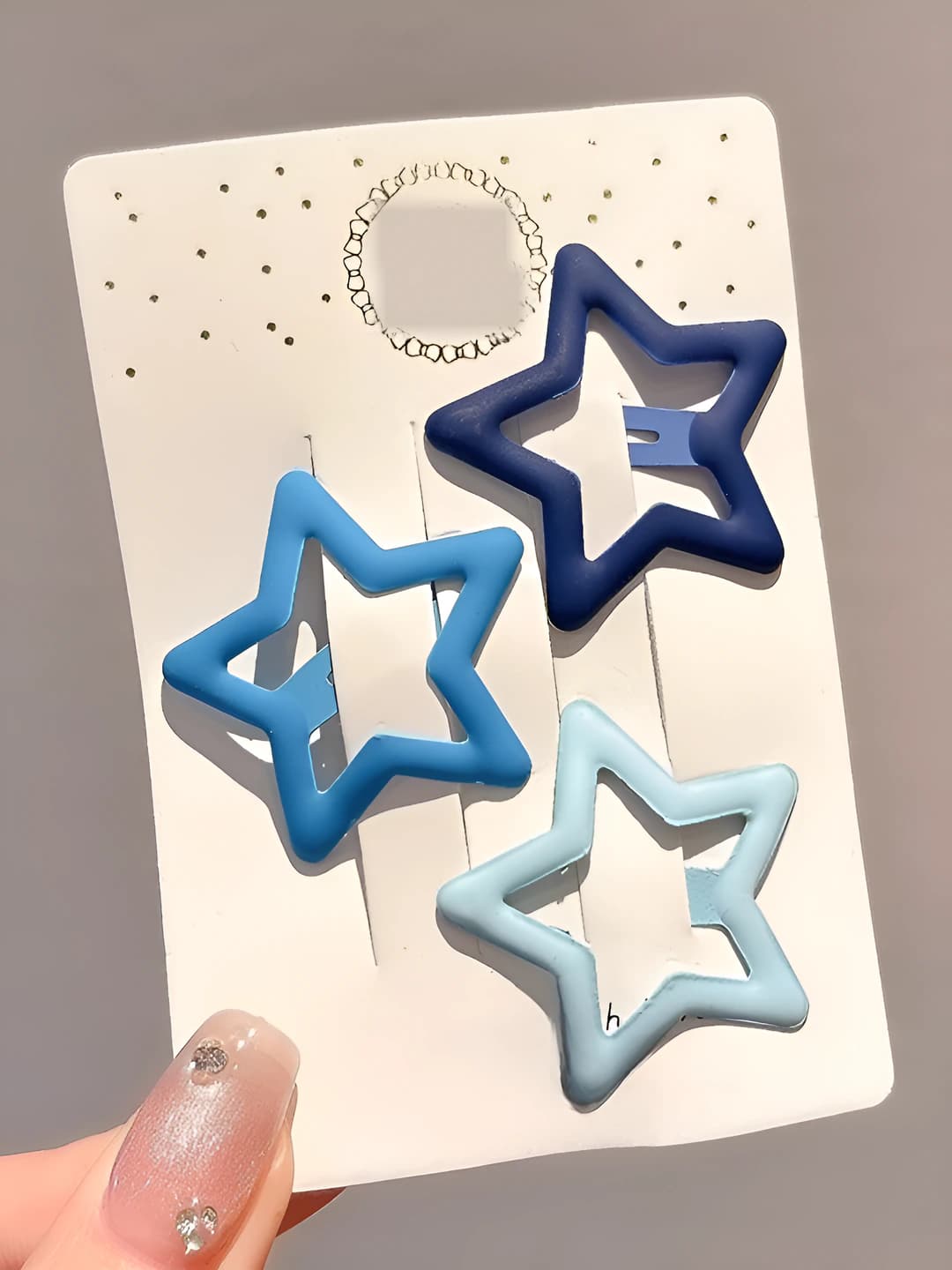 Blue stars 3 pcs