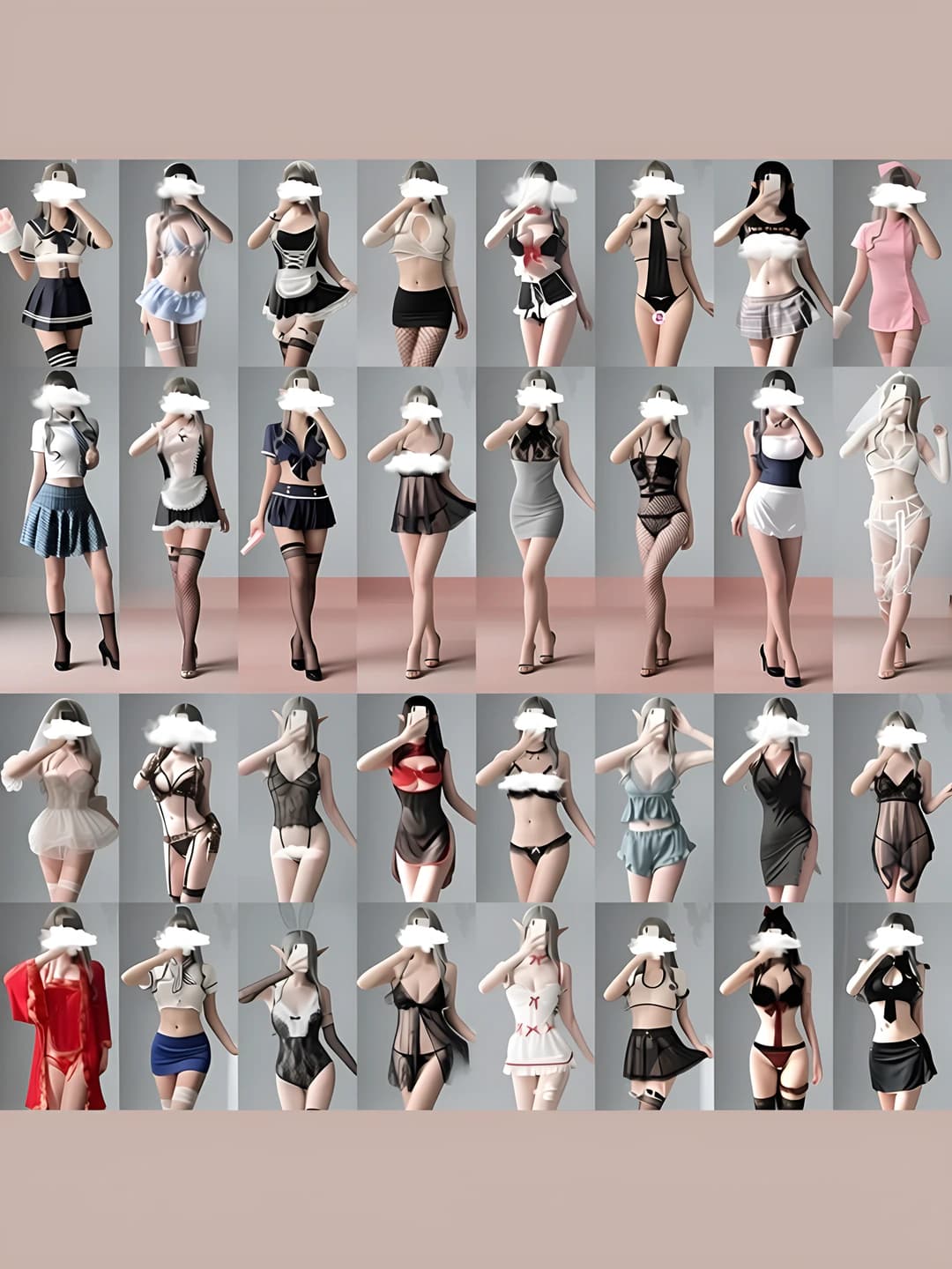 Mesh random [2 pcs]