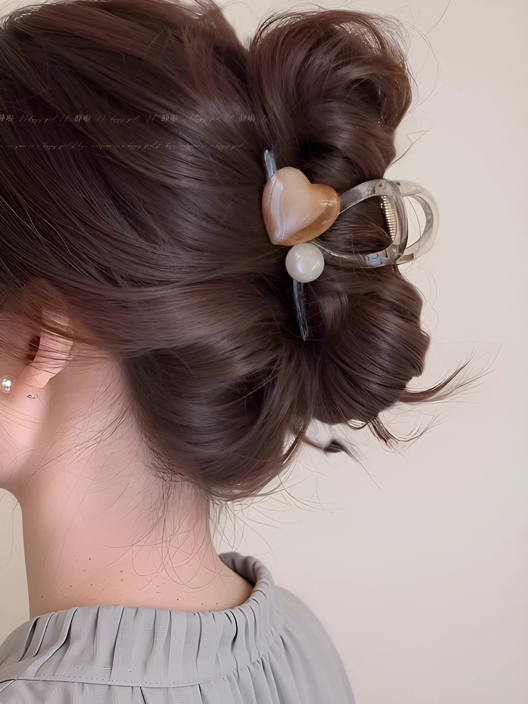 Зажим сердечко ~8cm