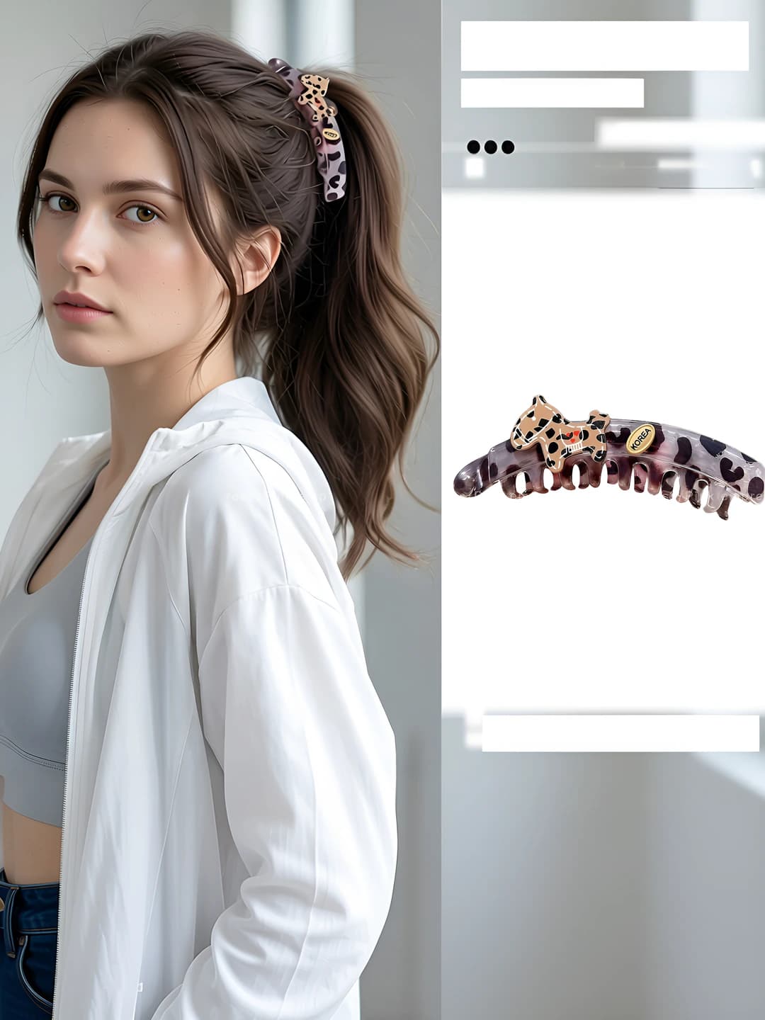 AB tomoni kulrang leopard otlar banan qisqichbaqa ~13 sm